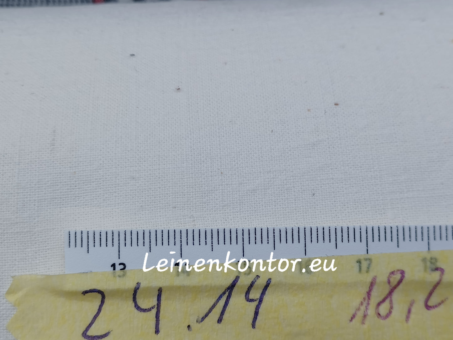24.14 (18,2m x 0,79m x 0,35mm) Halbleinen, Altes Bauernleinen Landhaus Leinenstoff Leinenballen