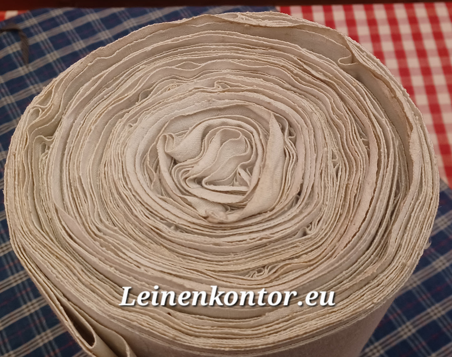 26.14 (16,7m x 0,70cm x 0,5mm, 2920gr) Bauernleinen Leinen Landhaus Leinenstoff Leinenballen