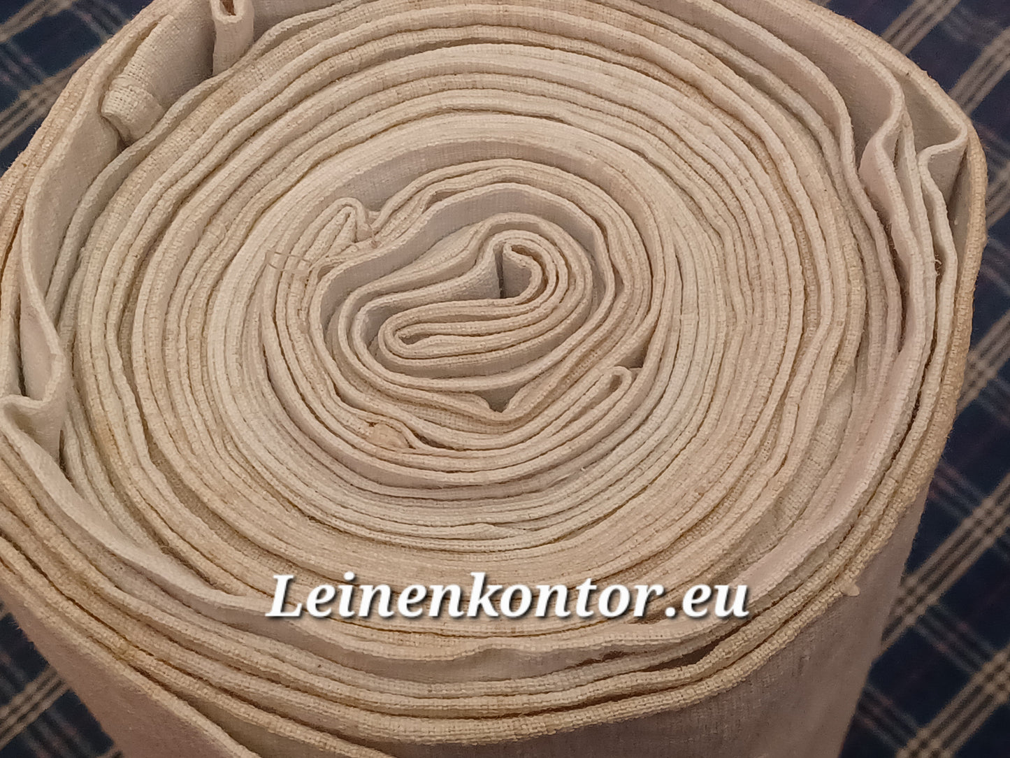 25.35 (10,2m x 0,60m x 0,5mm) Leinen Landhaus Leinenstoff Leinenballen