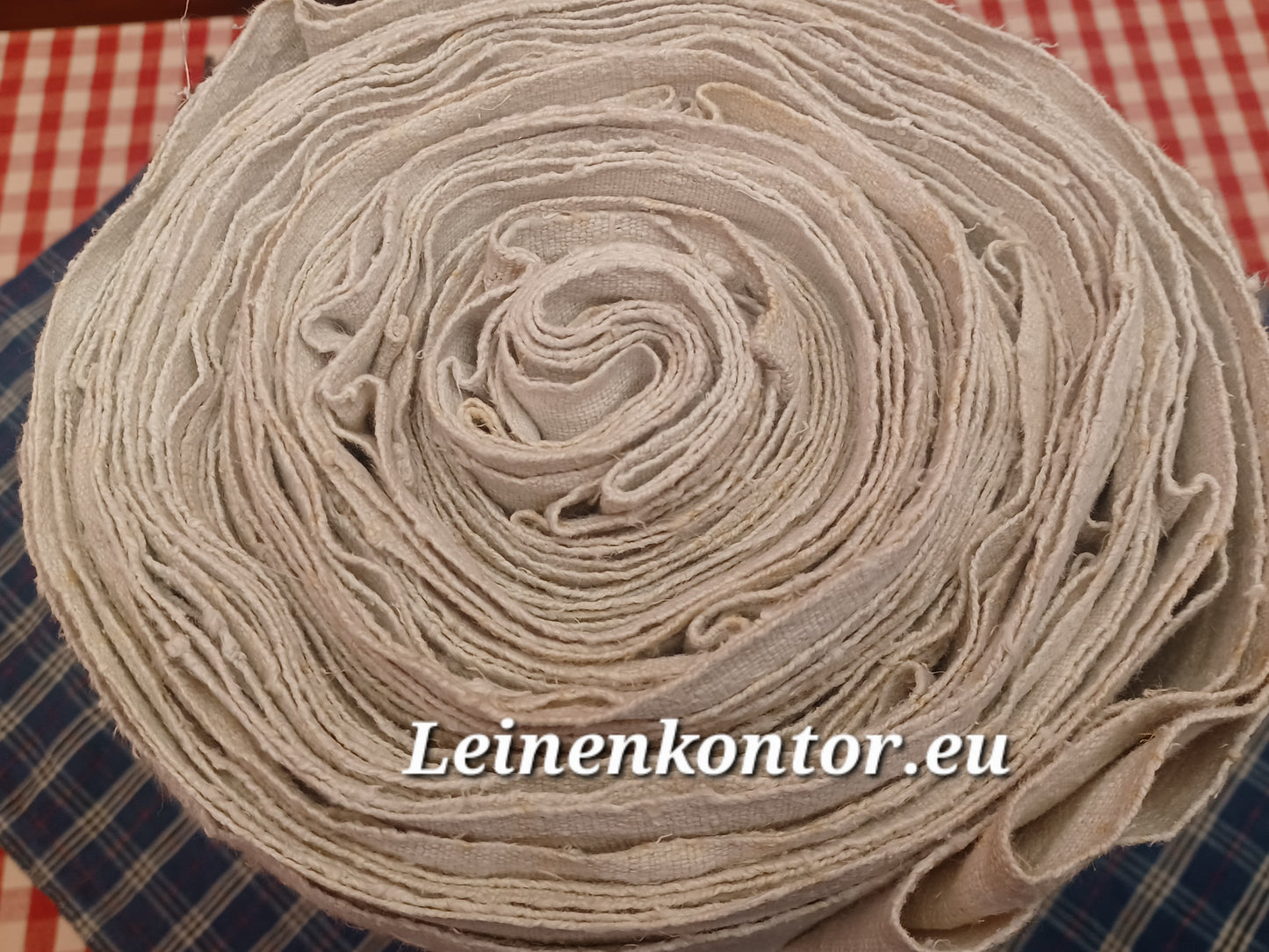 25.41 (15.6m x 0,72m x 0,7mm, 5050gr) Leinen Landhaus Leinenstoff Leinenballen