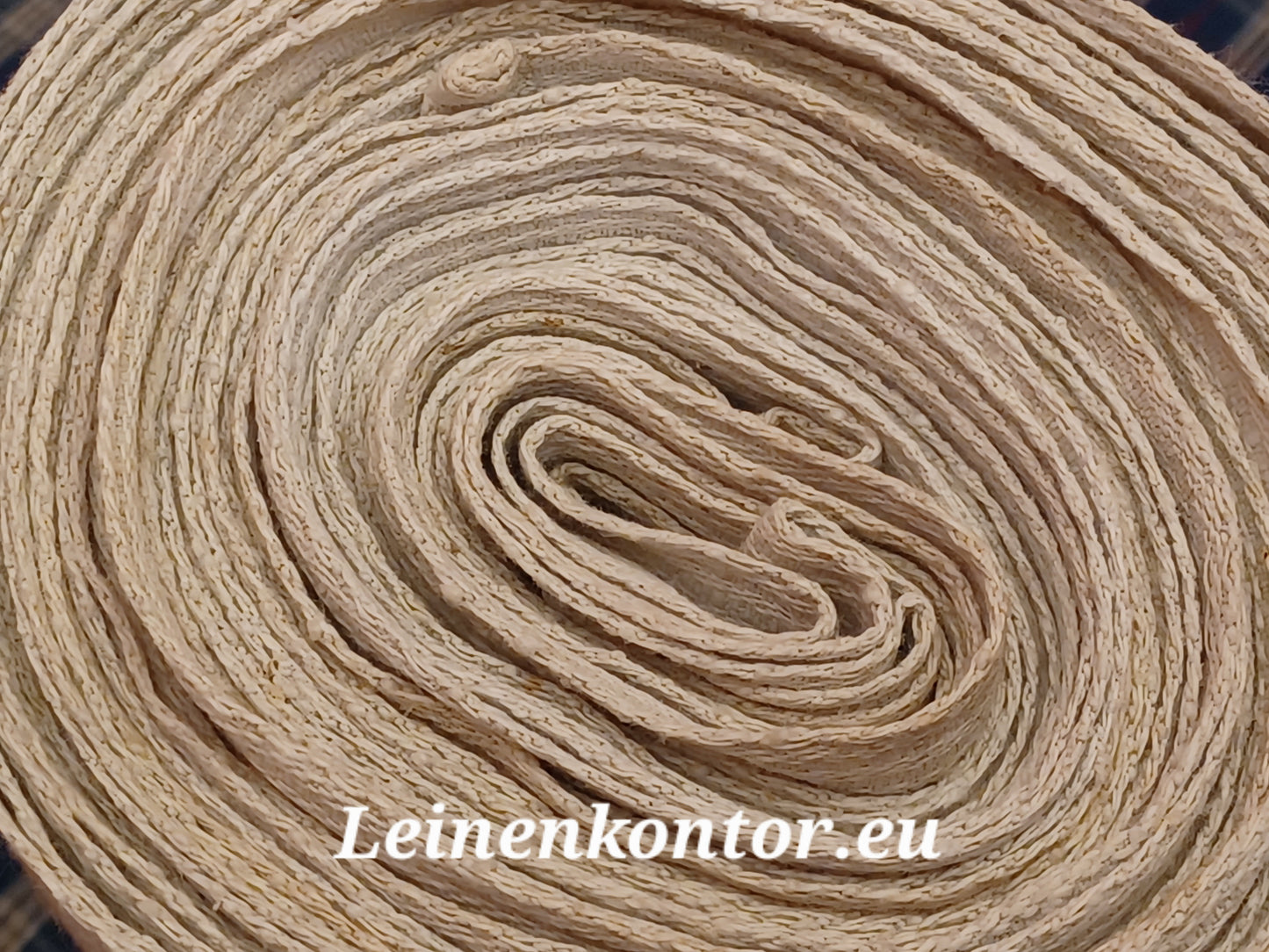 25.19 (13,9m x 0,44m x 0,7mm) Halbleinen, Altes Bauernleinen Landhaus Leinenstoff Leinenballen