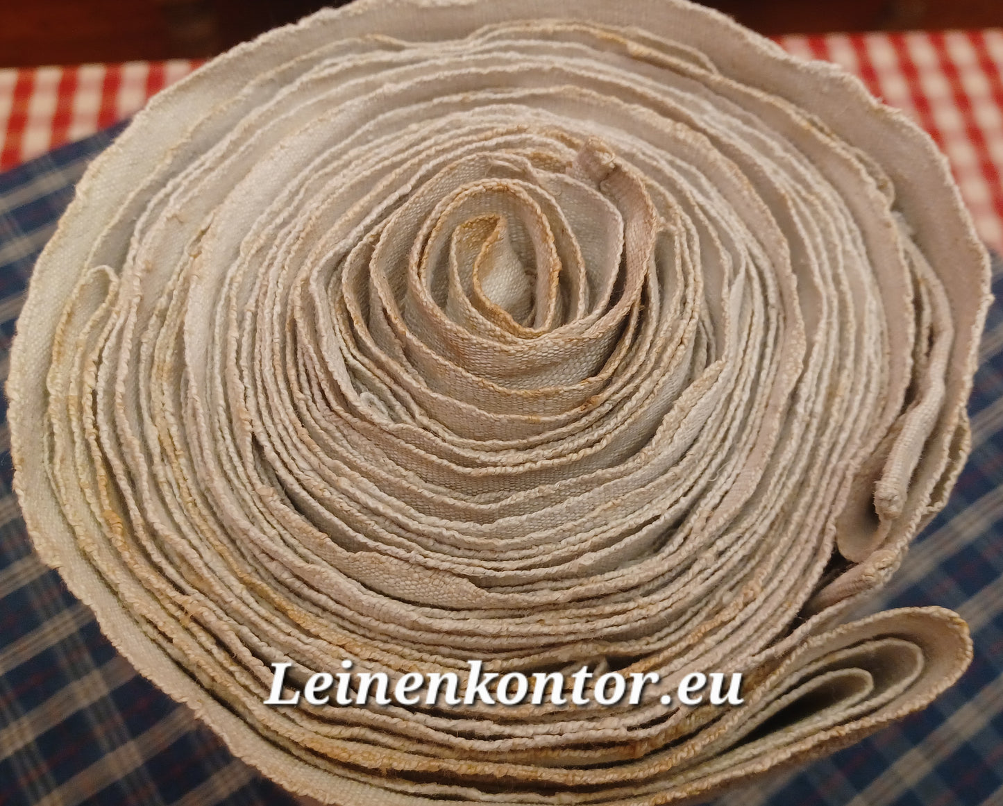 25.85 (9,9m x 0,66m x 0,75mm, 2780gr) Bauernleinen Leinen Landhaus Leinenstoff Leinenballen