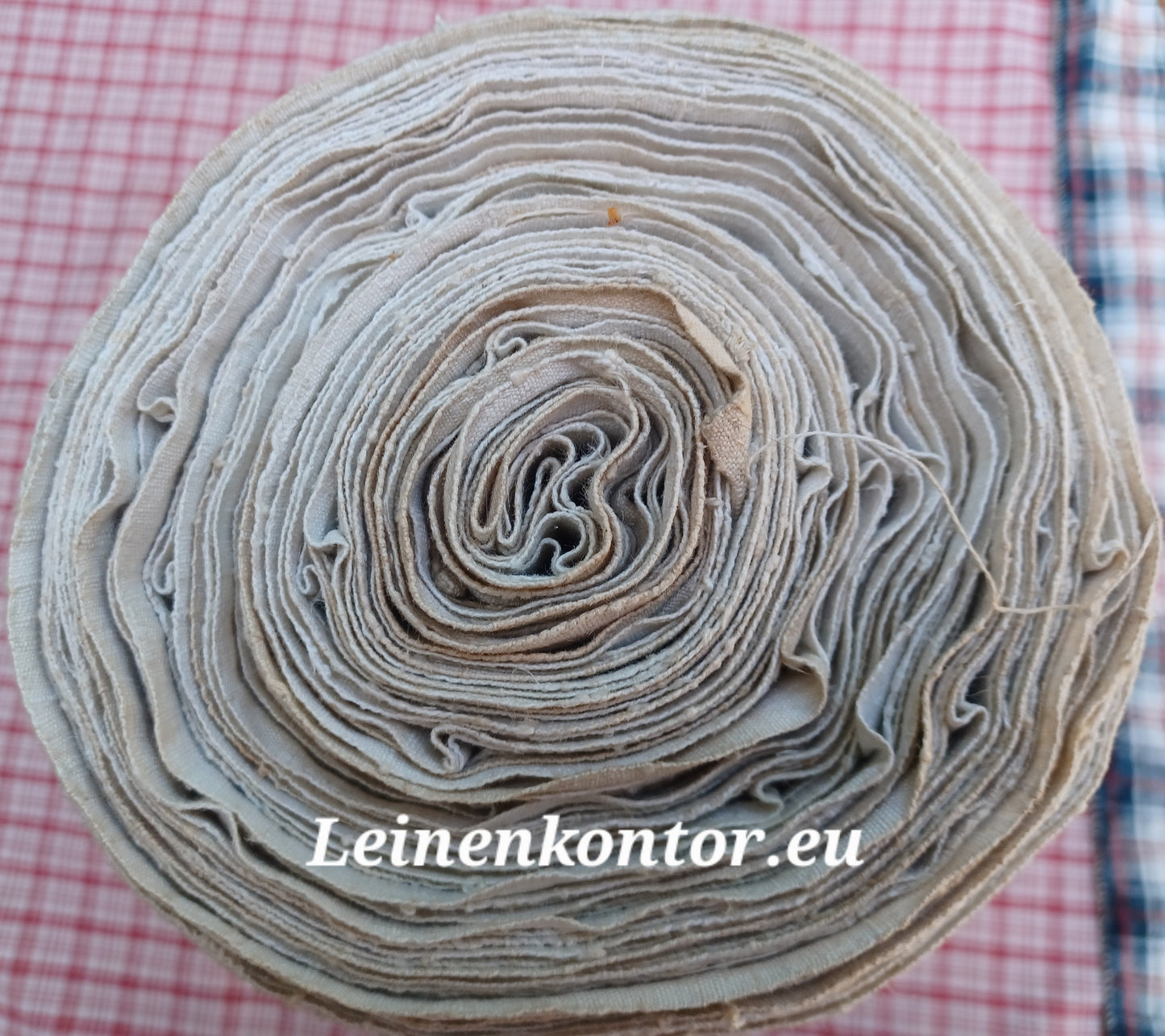 26.87 (17m x 0,68m x 0,55mm, 2770gr) Leinen Landhaus Leinenstoff Leinenballen