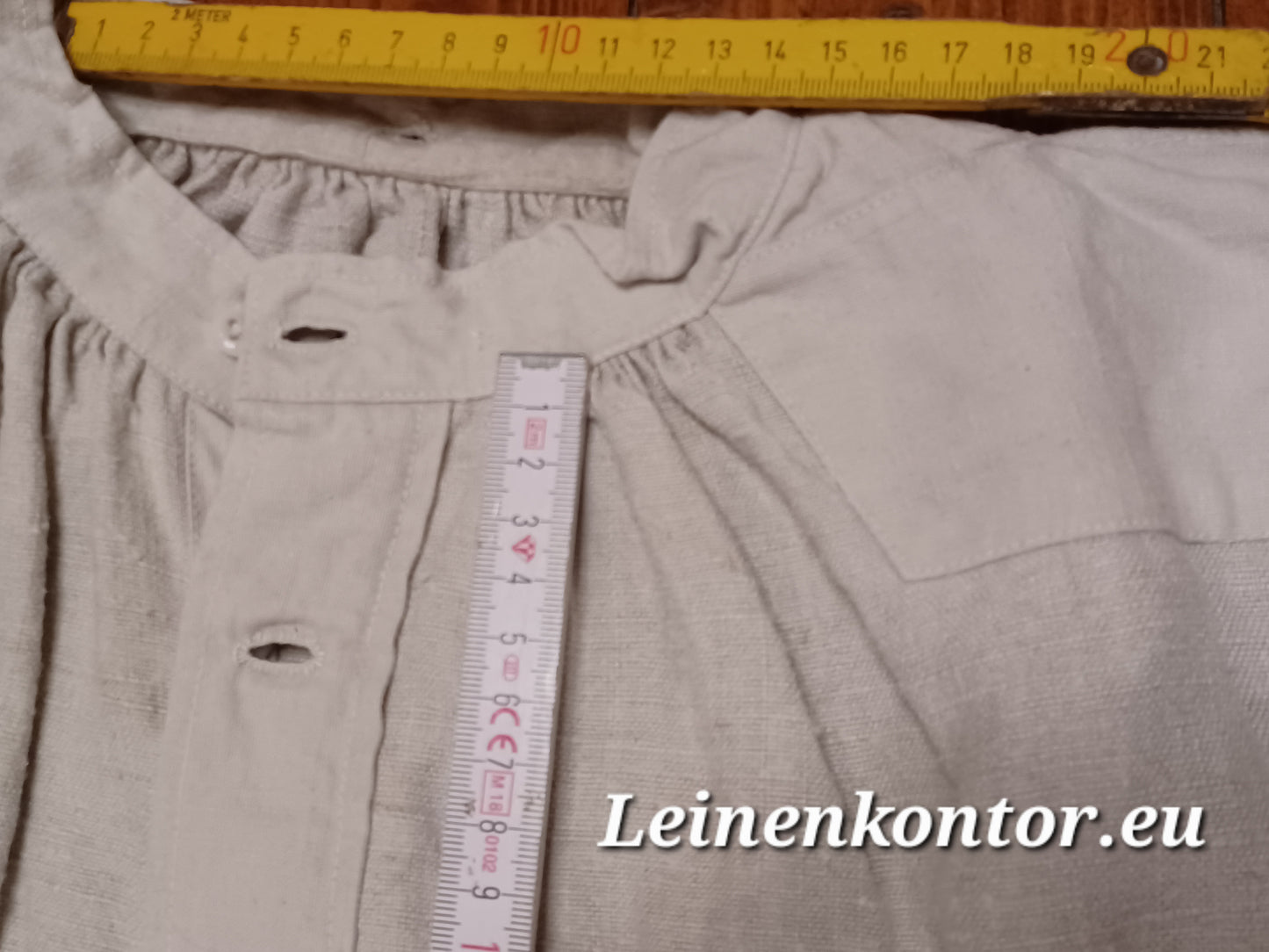 LH21 Leinenhemd, Bauernhemd, Antikes Leinenhemd