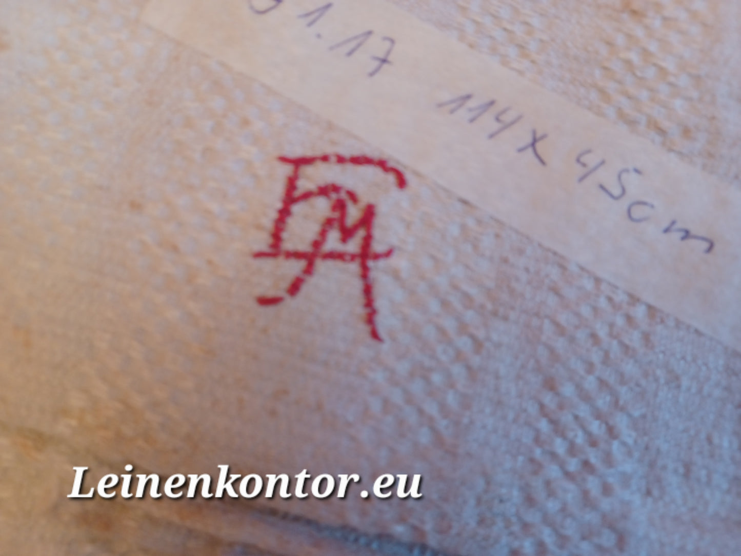 G1.17 (114cm x 45cm) Halbleinenhandtücher Geschirrhandtuch Altes Bauerleinen Landhaus Leinenstoff Leinenhandtücher