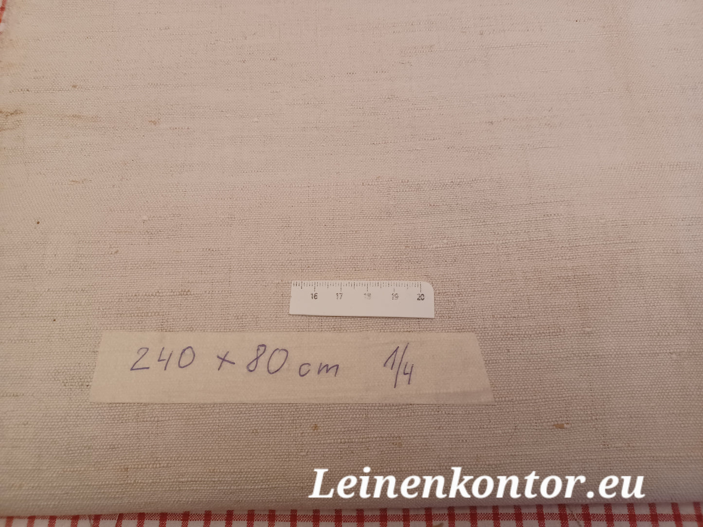 Konv. 01.02 (4 Teile) Leinen Landhaus Leinenstoff Leinenballen Bauernleinen