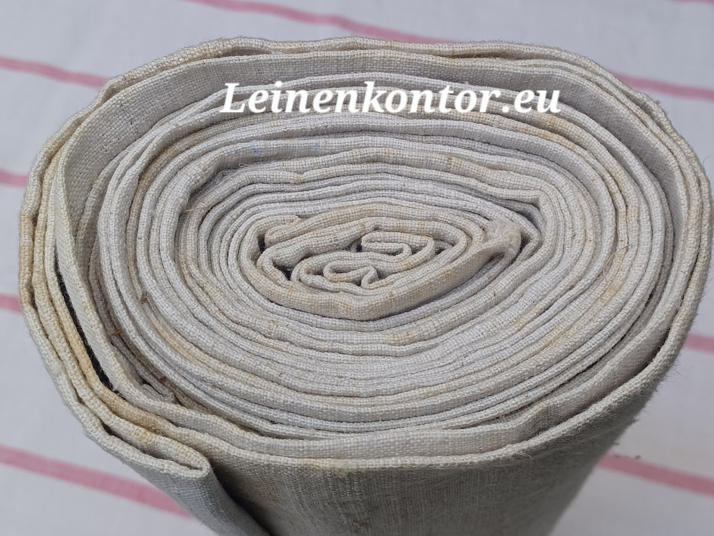 26.46 (6,0m x 0,68m x 0,55mm, 1300gr) Leinen Landhaus Leinenstoff Leinenballen