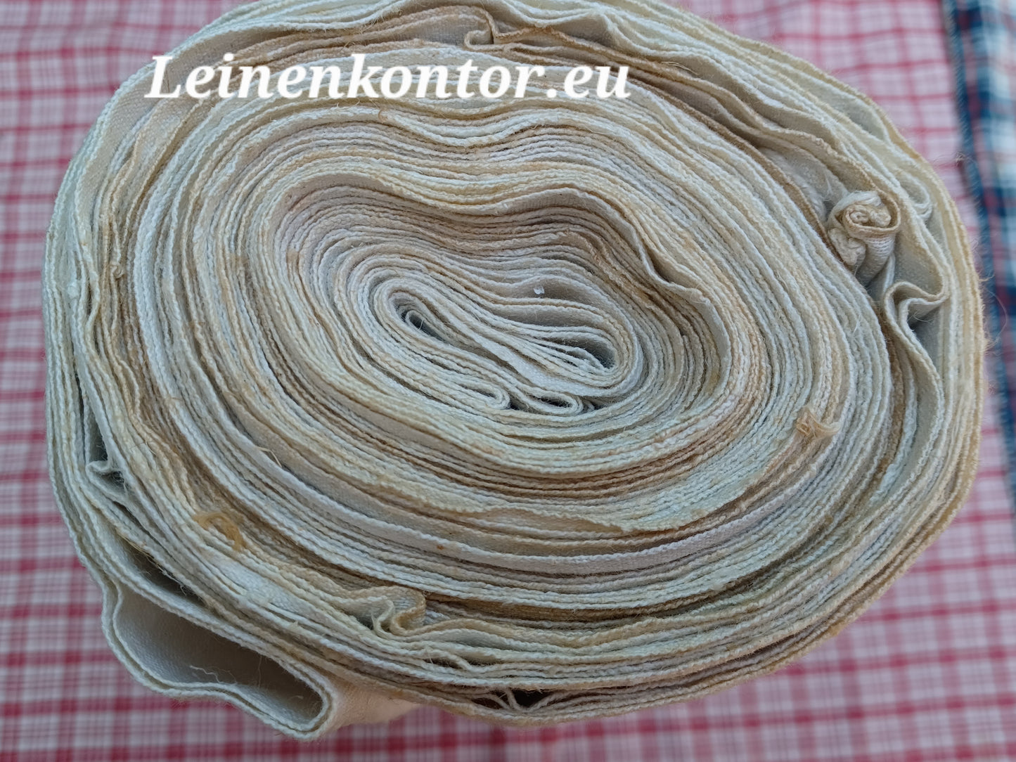 26.96 (10m x 0,67m x 0,45mm, 1610gr) Leinen Landhaus Leinenstoff Leinenballen