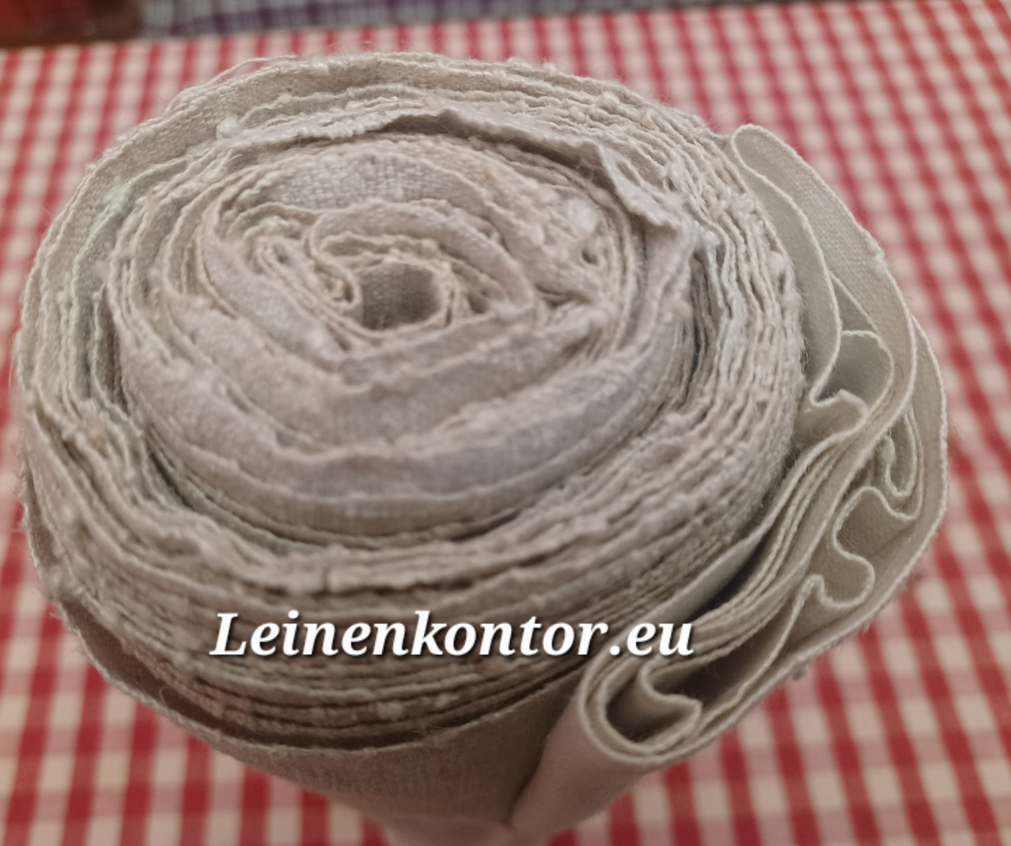 26.36 (9,2m x 0,37m x 0,55mm, 920gr) Leinen Landhaus Leinenstoff Leinenballen