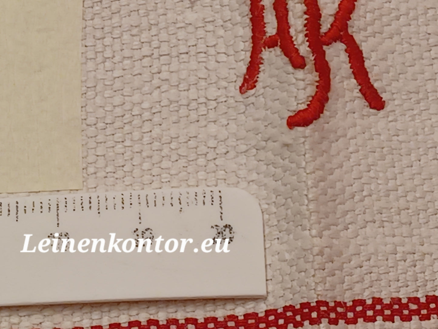 G1.34 (110cm x 43cm) Geschirrhandtuch Altes Bauerleinen Landhaus Leinenstoff Leinenhandtücher