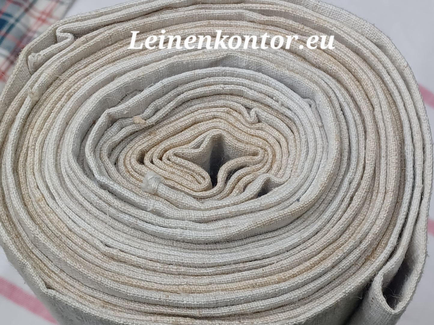 26.54 (6,6m x 0,64m x 0,6mm, 1380gr) Leinen Landhaus Leinenstoff Leinenballen