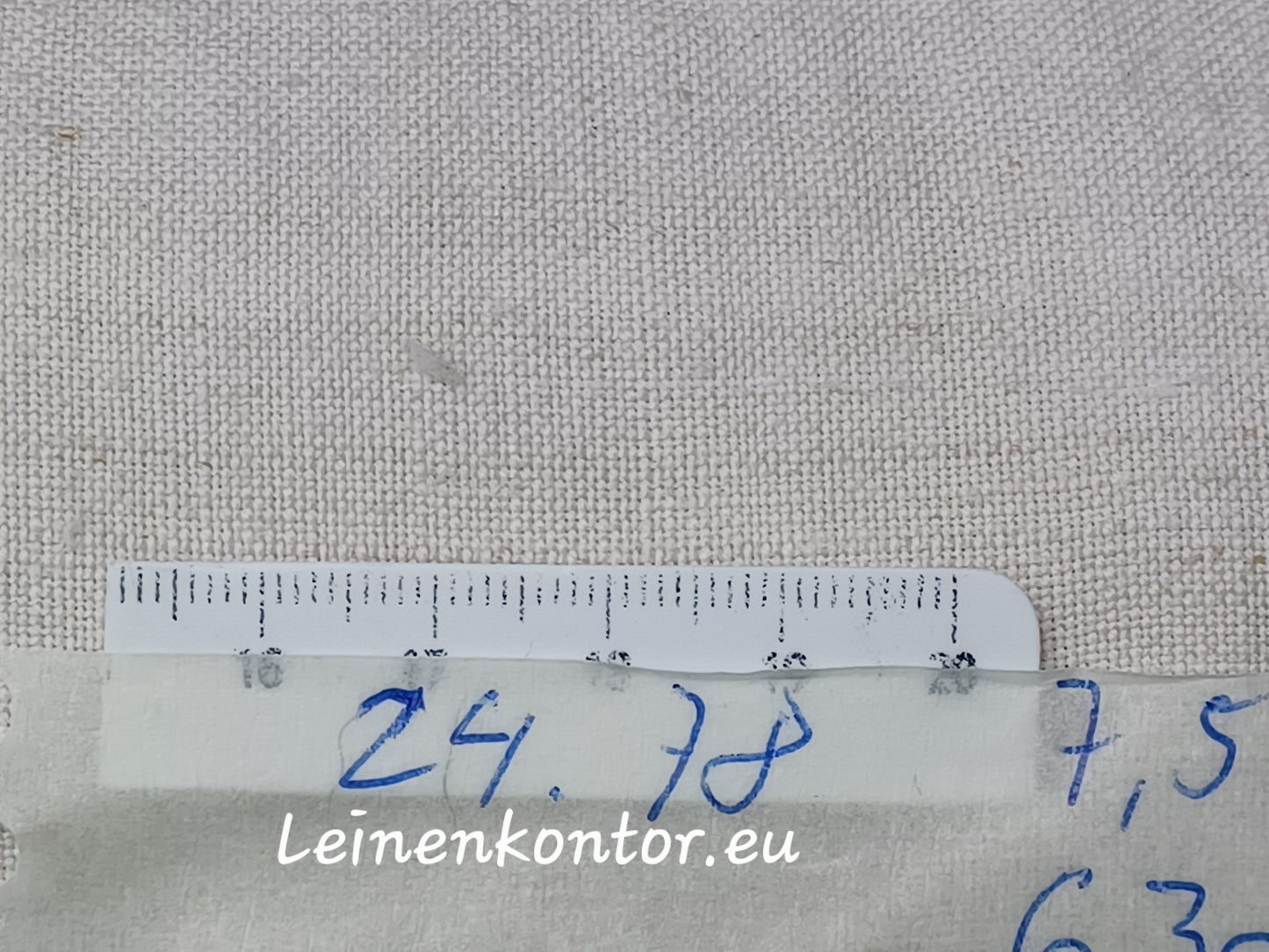 24.78 (7,5m x 0,63m x 0,5mm) Altes Bauernleinen Landhaus Leinenstoff Leinenballen
