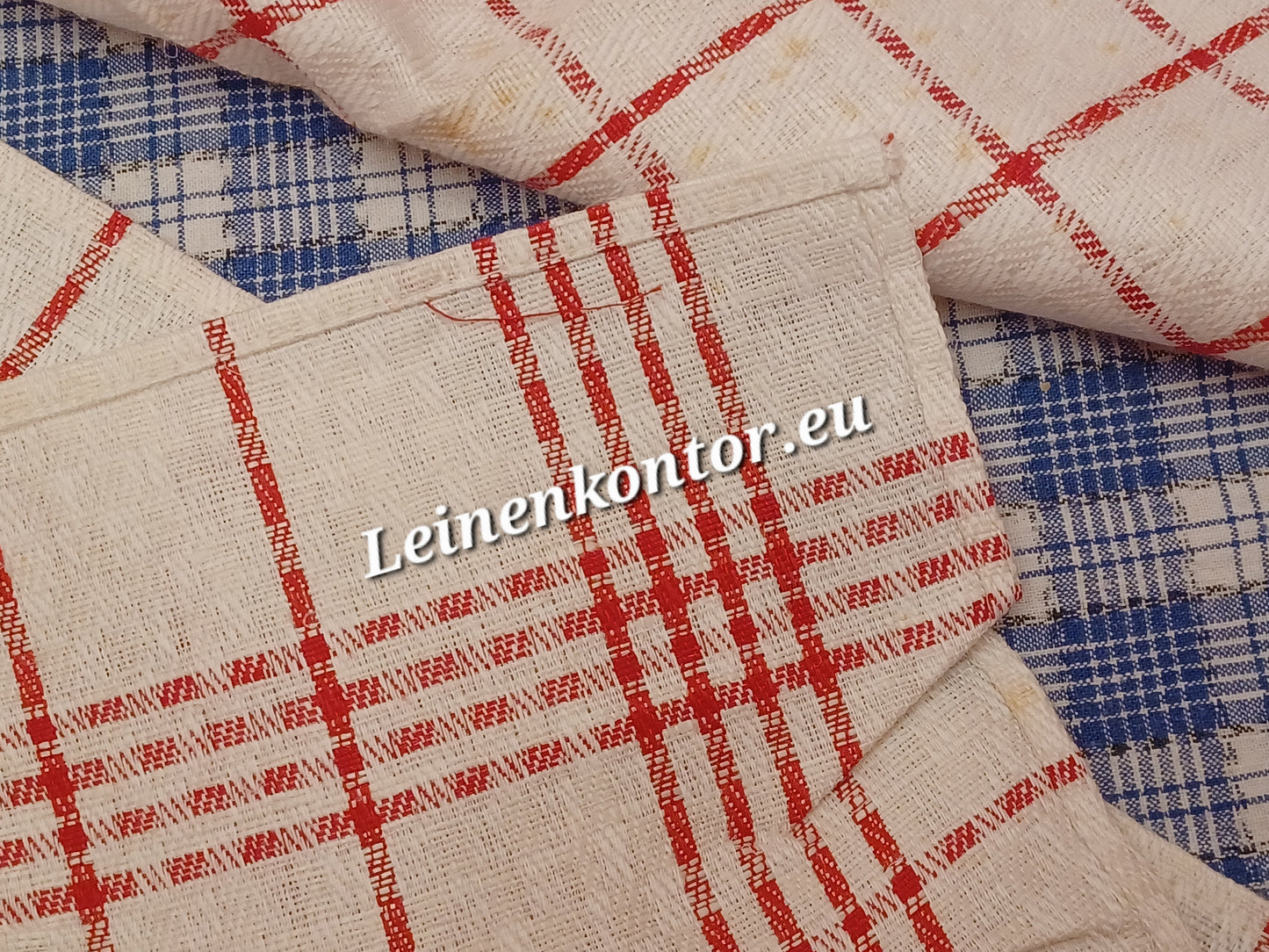 G1.19 (50cm x 47cm) Halbleinenhandtücher Geschirrhandtuch Altes Bauerleinen Landhaus Leinenstoff Leinenhandtücher
