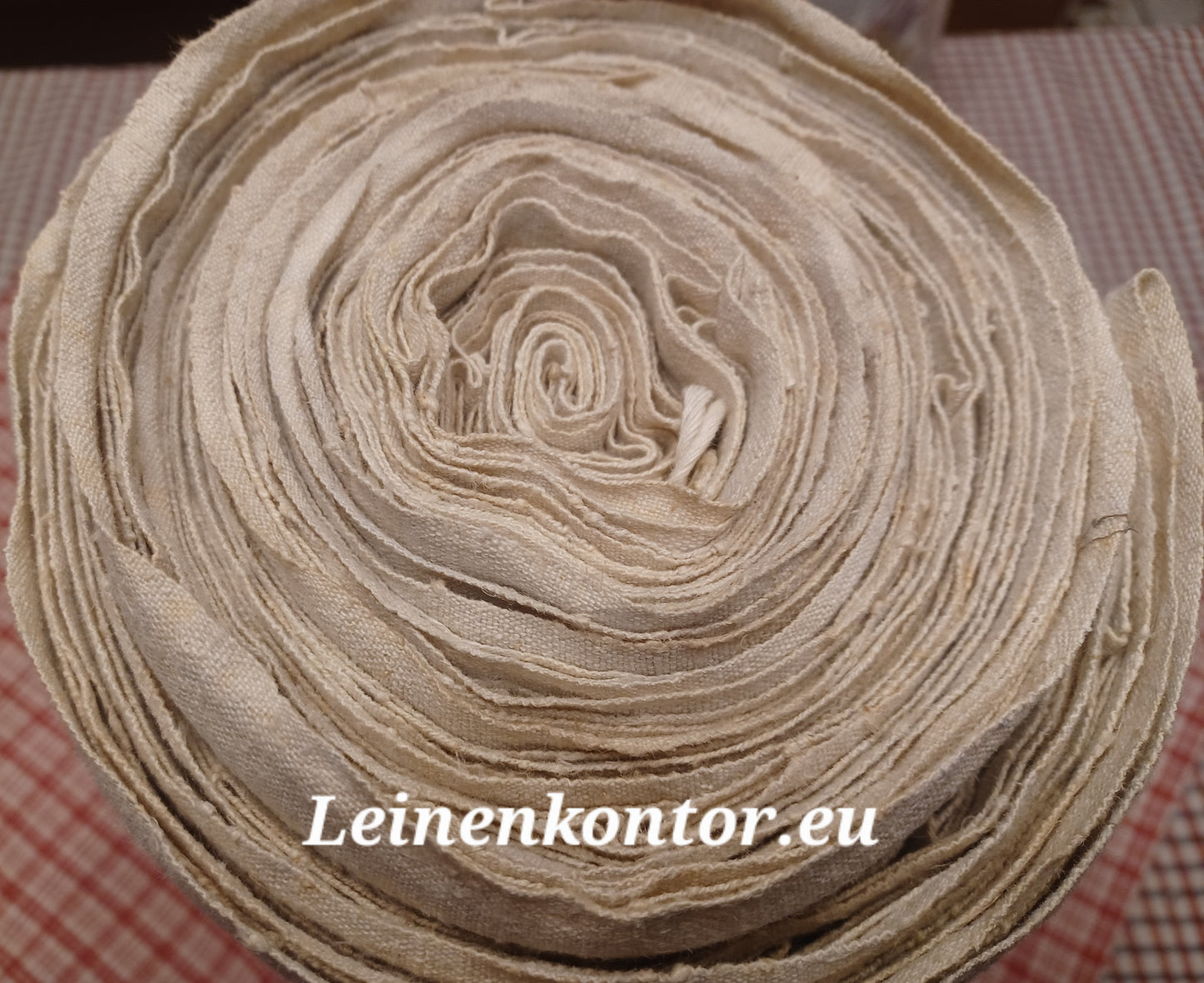 25.06 (14,8m x 0,72m x 0,65mm) Leinen Landhaus Leinenstoff Leinenballen