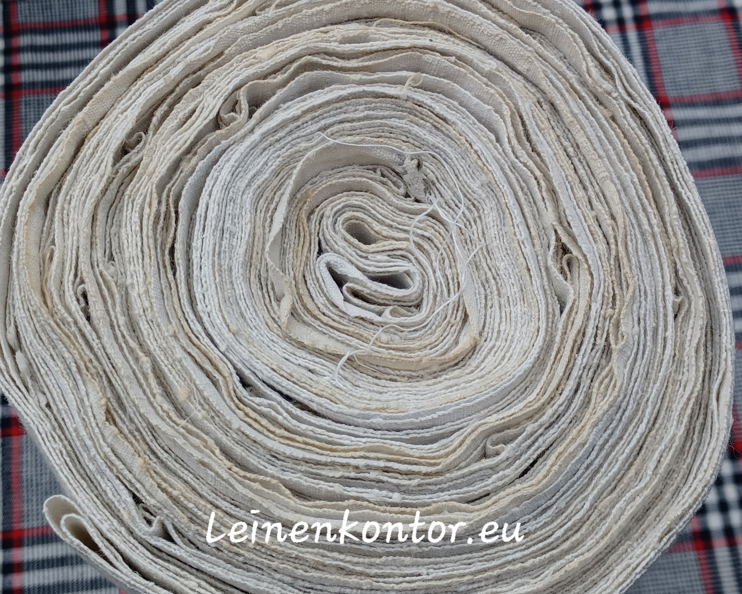 24.13 (15,1m x 0,64m x 0,45mm) Altes Bauernleinen Landhaus Leinenstoff Leinenballen