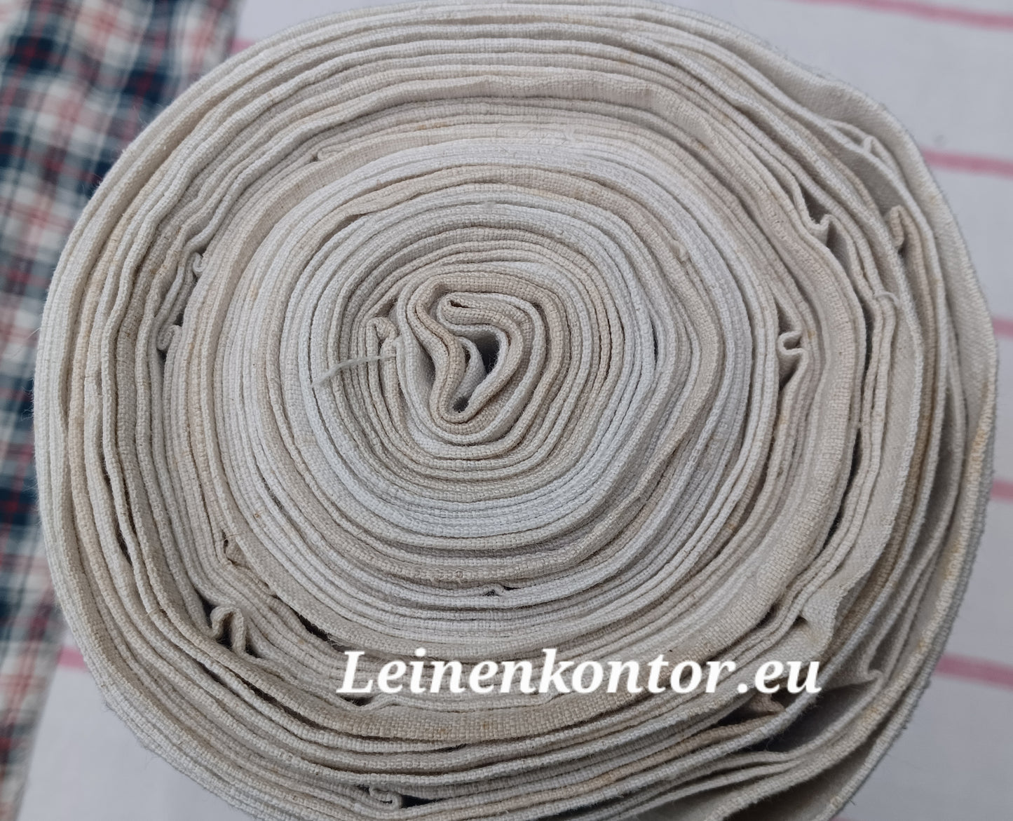 26.56 (12,2m x 0,76m x 0,5mm, 2270gr) Leinen Landhaus Leinenstoff Leinenballen