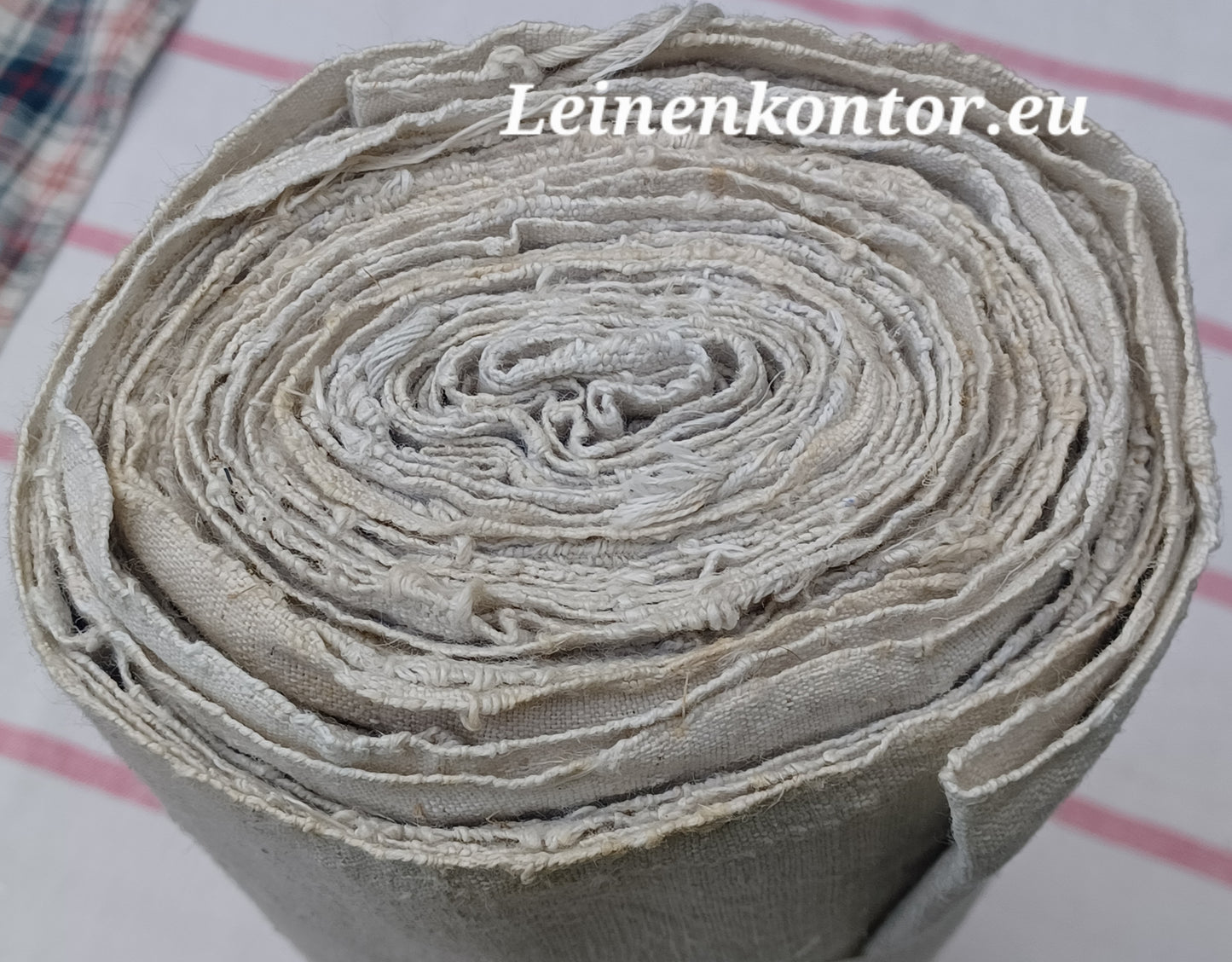 26.46 (6,0m x 0,68m x 0,55mm, 1300gr) Leinen Landhaus Leinenstoff Leinenballen