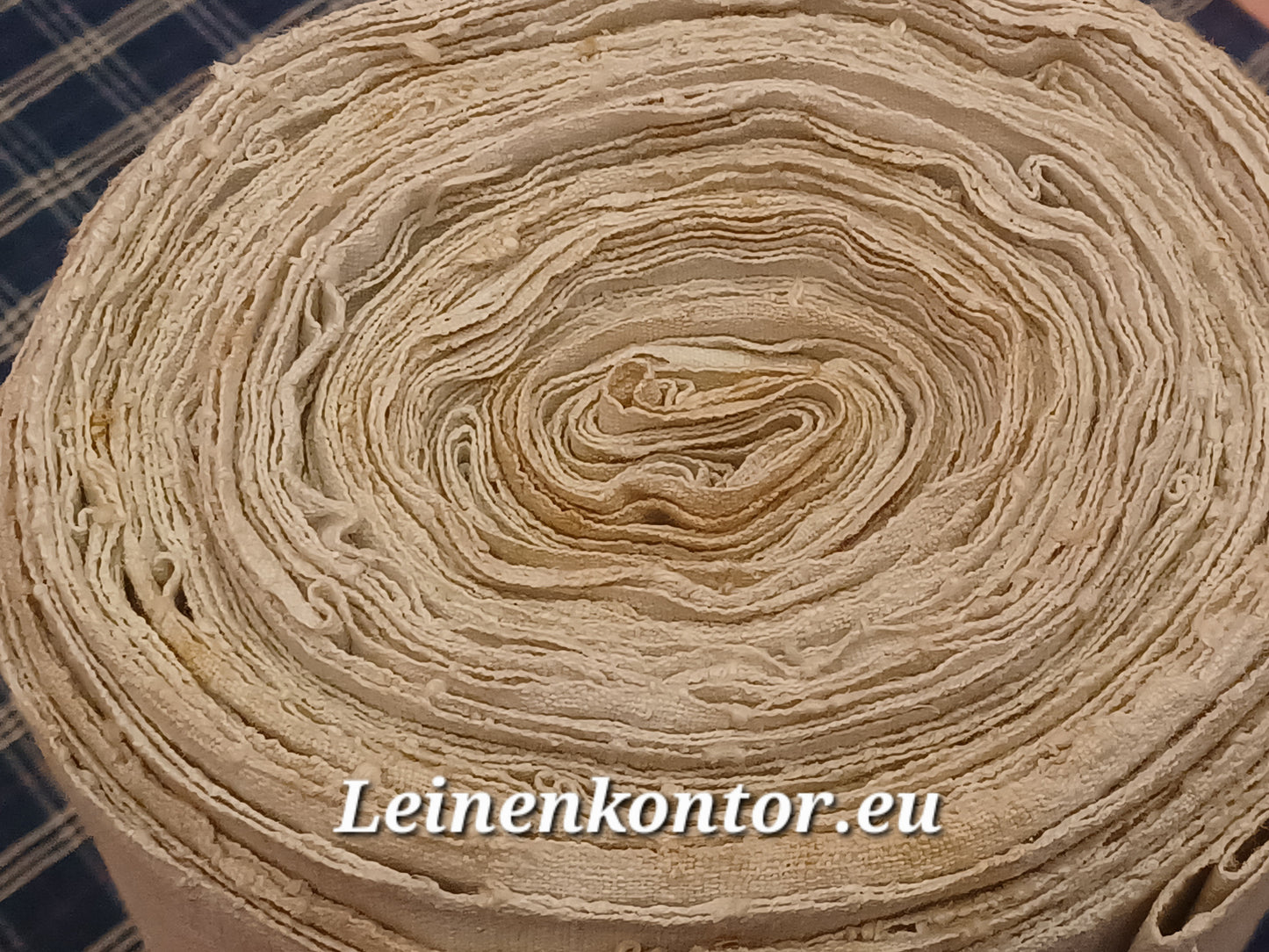 25.38 (14,5m x 0,70m x 0,55mm) Leinen Landhaus Leinenstoff Leinenballen