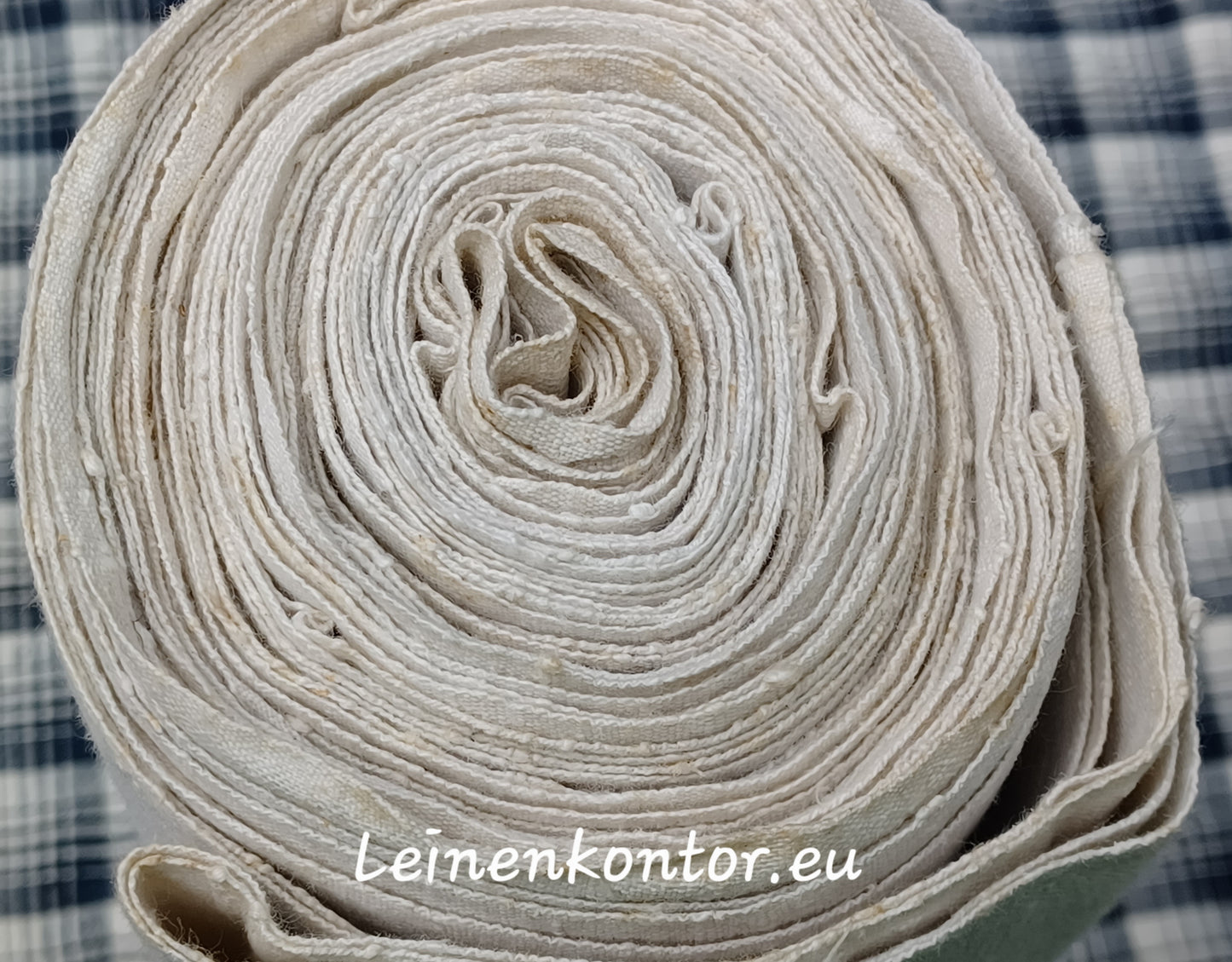 24.64 (7,6m x 0,70m x 0,5mm) Altes Bauernleinen Landhaus Leinenstoff Leinenballen
