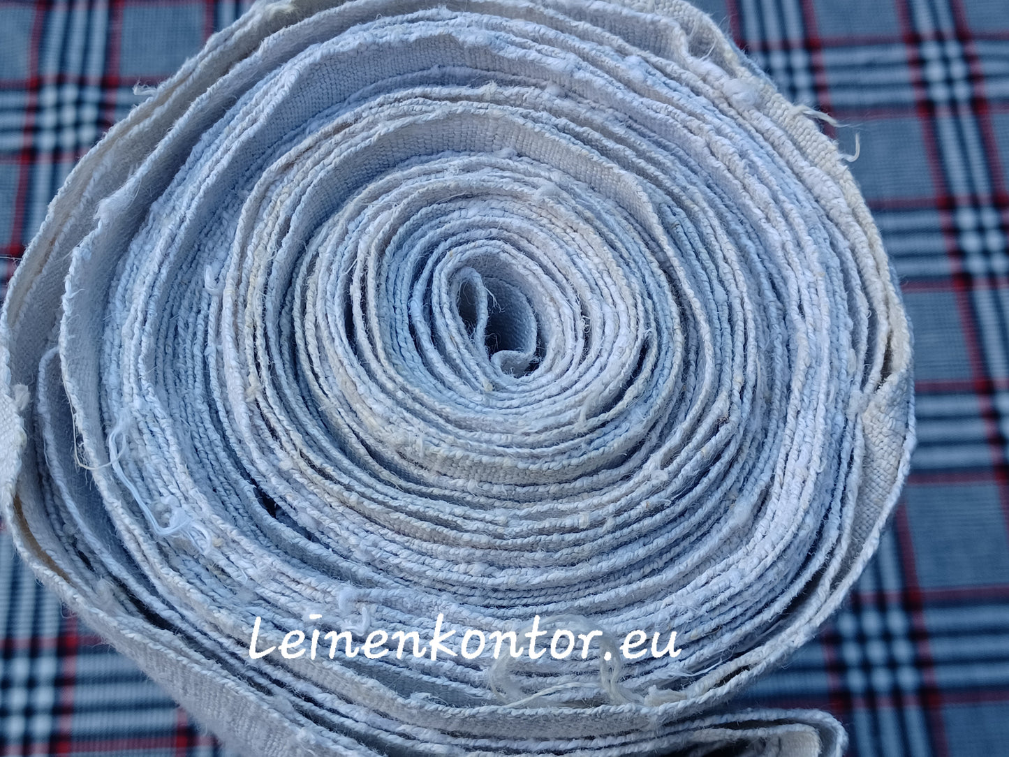 23.98 (6,4m x 0,71m x 0,6mm) Altes Bauernleinen Landhaus Leinenstoff Leinenballen