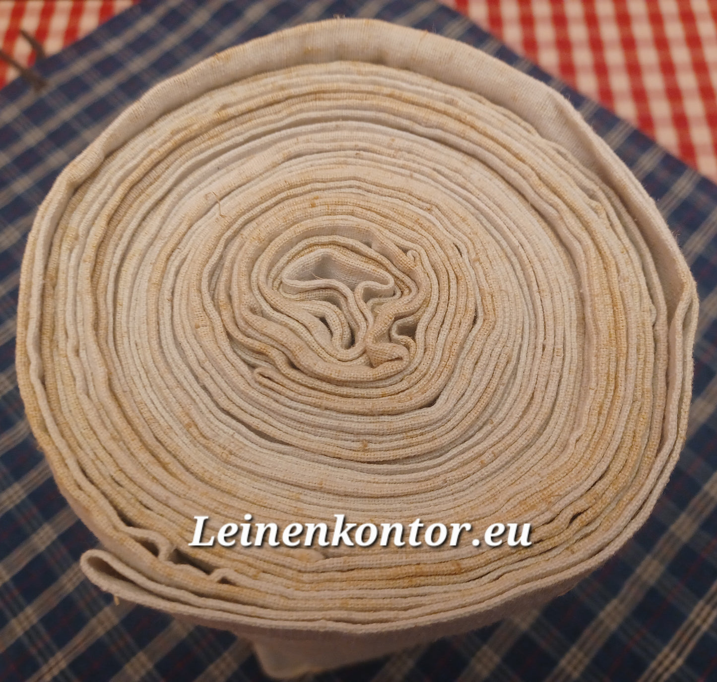 25.29 (10,3m x 0,62m x 0,45mm, 1500gr) Leinen Landhaus Leinenstoff Leinenballen