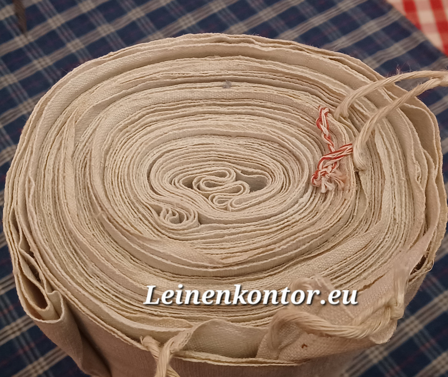 26.02 (9,3m x 0,67m x 0,55mm, 1600gr) Bauernleinen Leinen Landhaus Leinenstoff Leinenballen