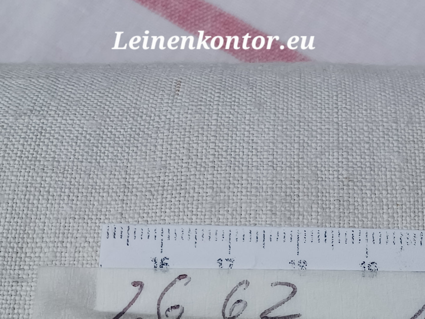 26.62 (10,4m x 0,68m x 0,7mm, 2440gr) Leinen Landhaus Leinenstoff Leinenballen
