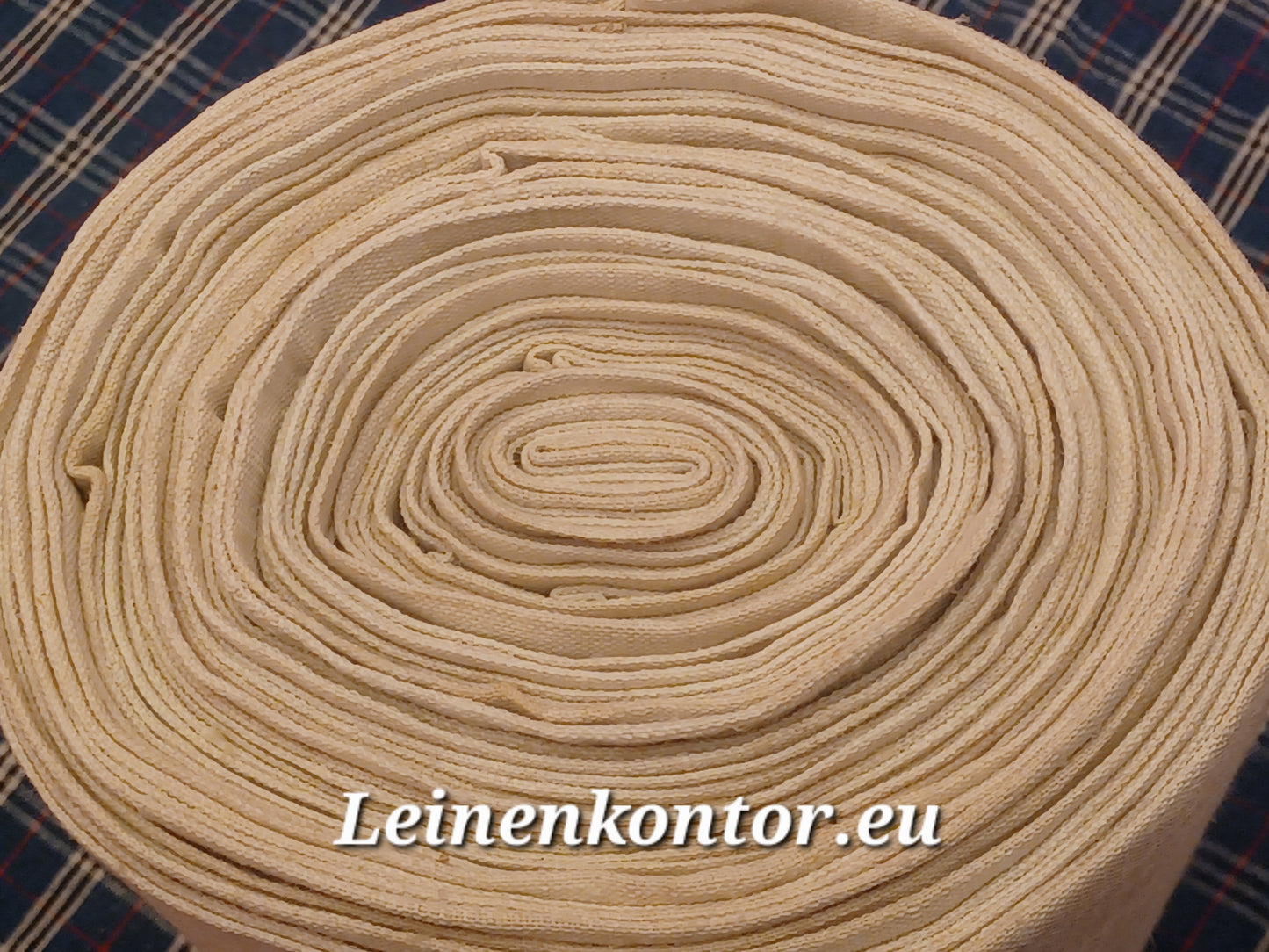 25.25 (17,4m x 0,50m x 0,55mm) Leinen Landhaus Leinenstoff Leinenballen