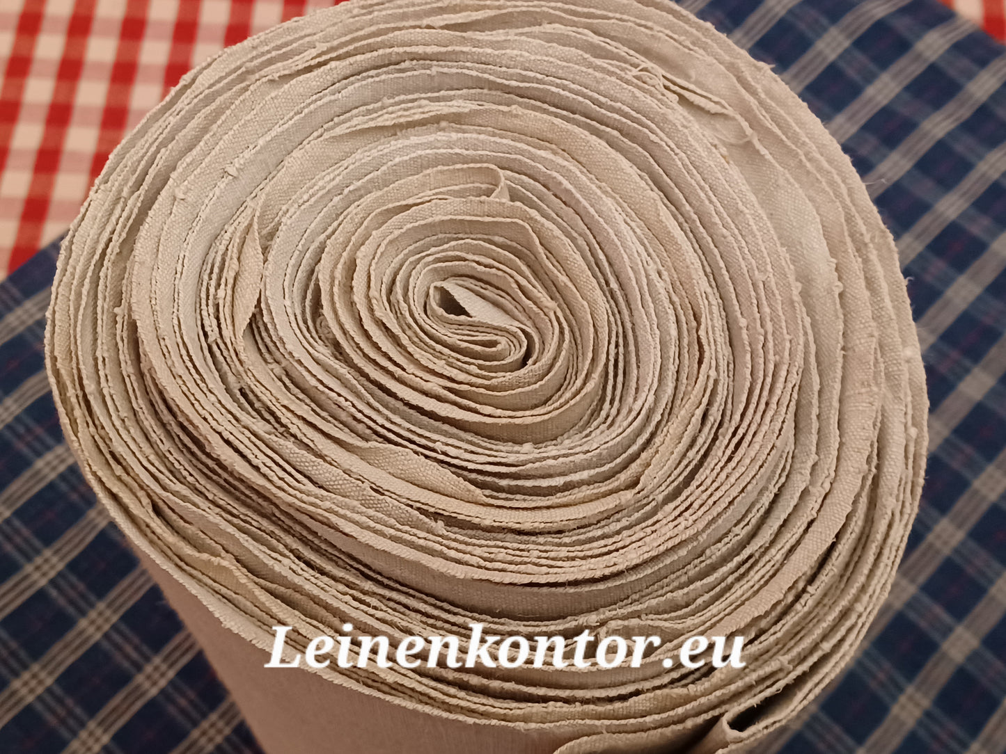 25.18 (11,5m x 0,74m x 0,7mm) Leinen Landhaus Leinenstoff Leinenballen
