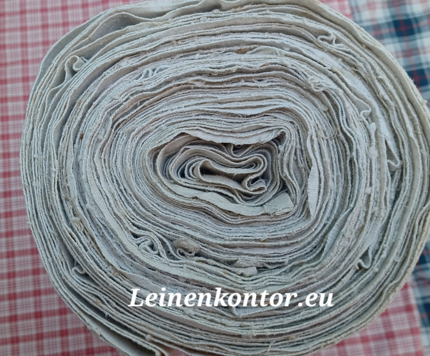 27.13 (13,2m x 0,66m x 0,5mm, 2580gr) Leinen Landhaus Leinenstoff Leinenballen