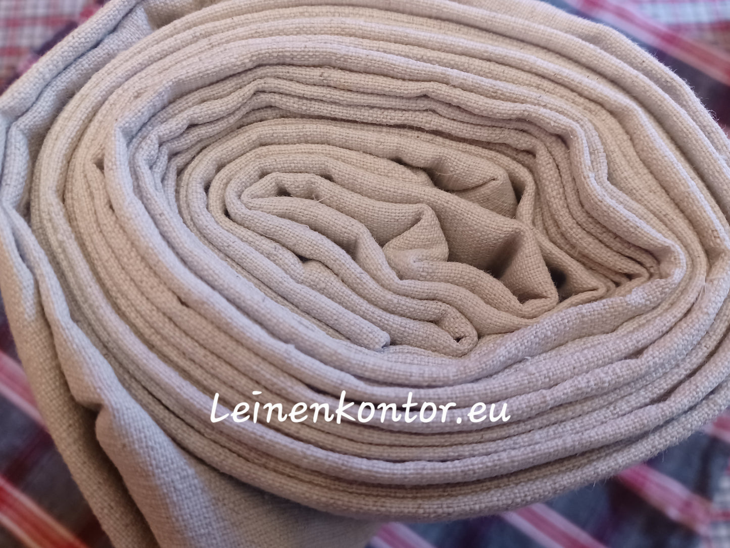 24.87 (6,5m x 0,68m x 0,5mm) Leinen Landhaus Leinenstoff Leinenballen