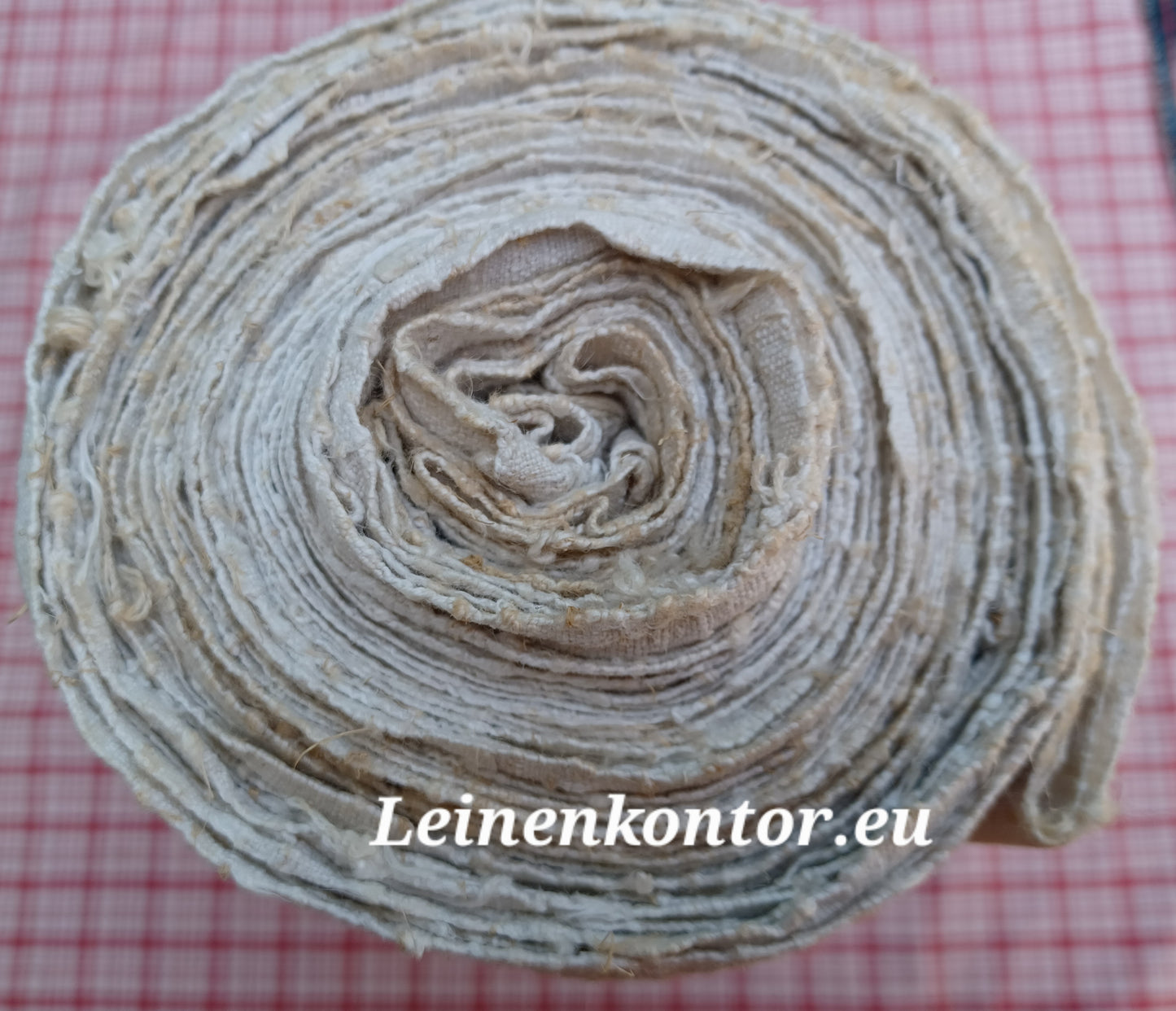 26.85 (6,3m x 0,66m x 0,7mm, 1370gr) Leinen Landhaus Leinenstoff Leinenballen