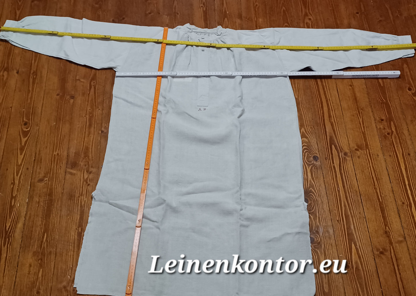 LH21 Leinenhemd, Bauernhemd, Antikes Leinenhemd
