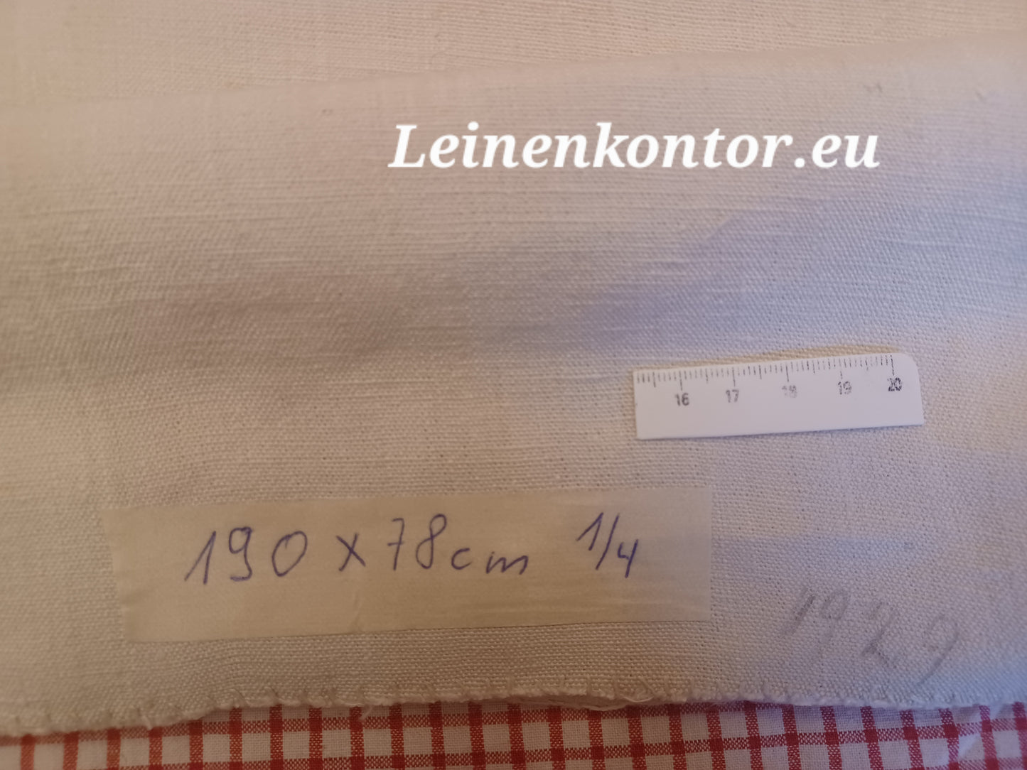 Konv. 01.03 (4 Teile) Leinen Landhaus Leinenstoff Leinenballen Bauernleinen