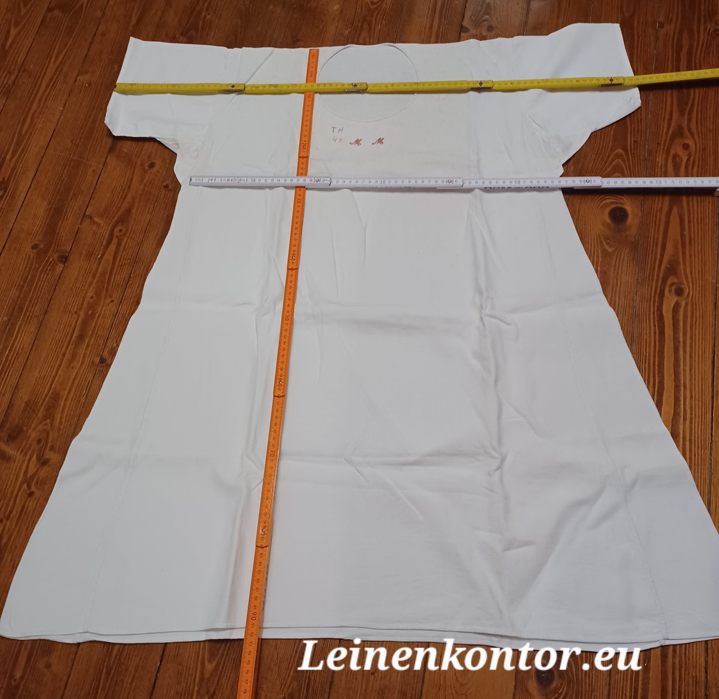 TH4 Trachtenhemd, Leinenhemd, Bauernhemd, Antikes Leinenhemd