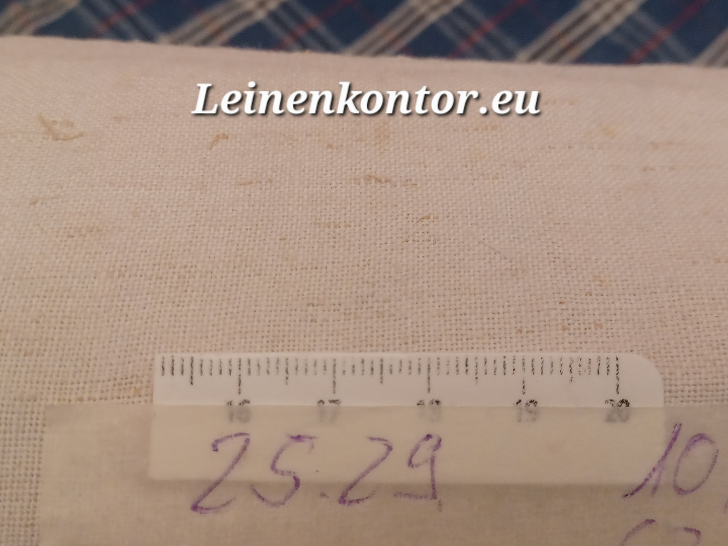 25.29 (10,3m x 0,62m x 0,45mm, 1500gr) Leinen Landhaus Leinenstoff Leinenballen