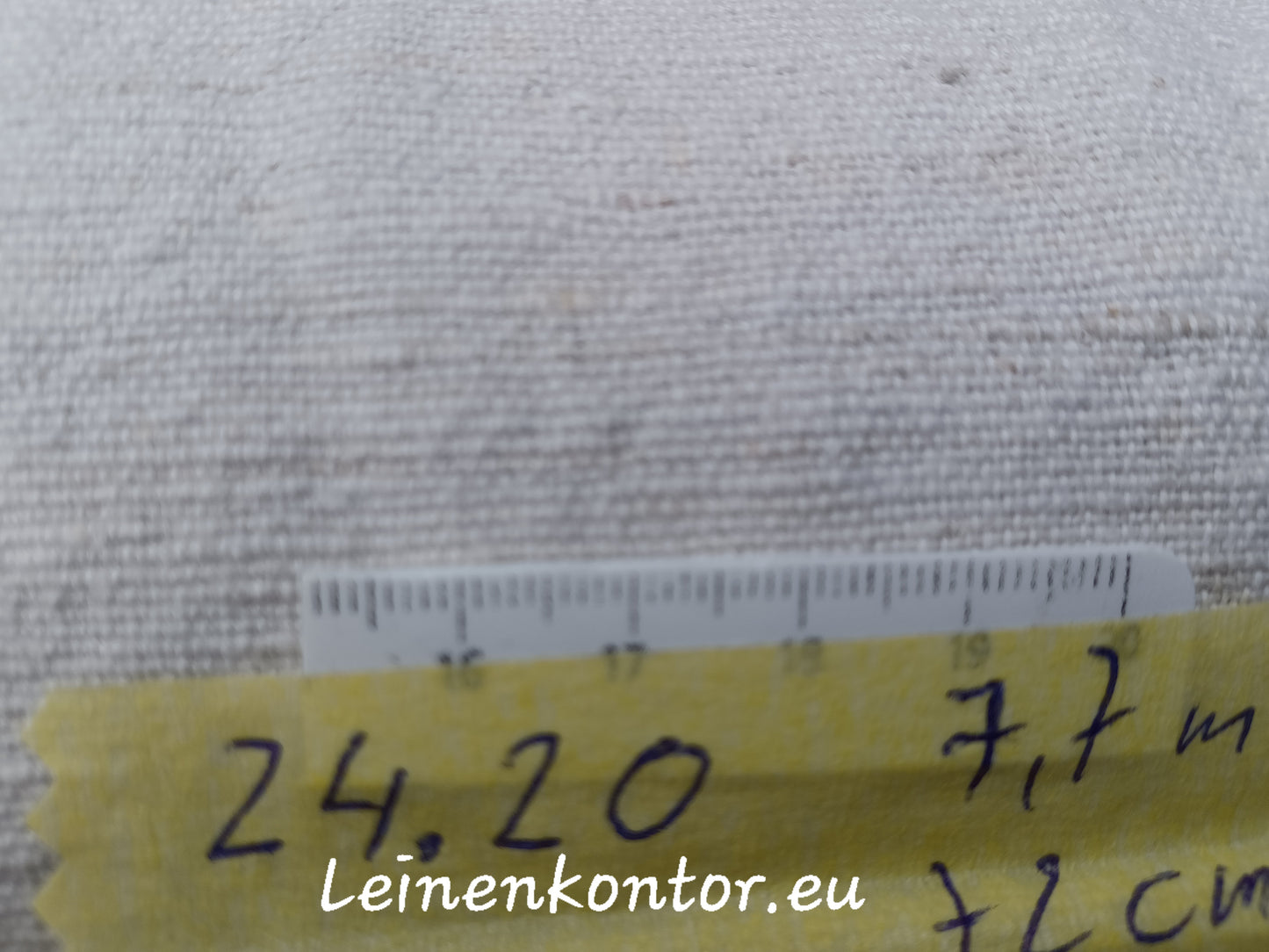 24.20 (7,7m x 0,72m x 0,6mm) Halbleinen, Altes Bauernleinen Landhaus Leinenstoff Leinenballen