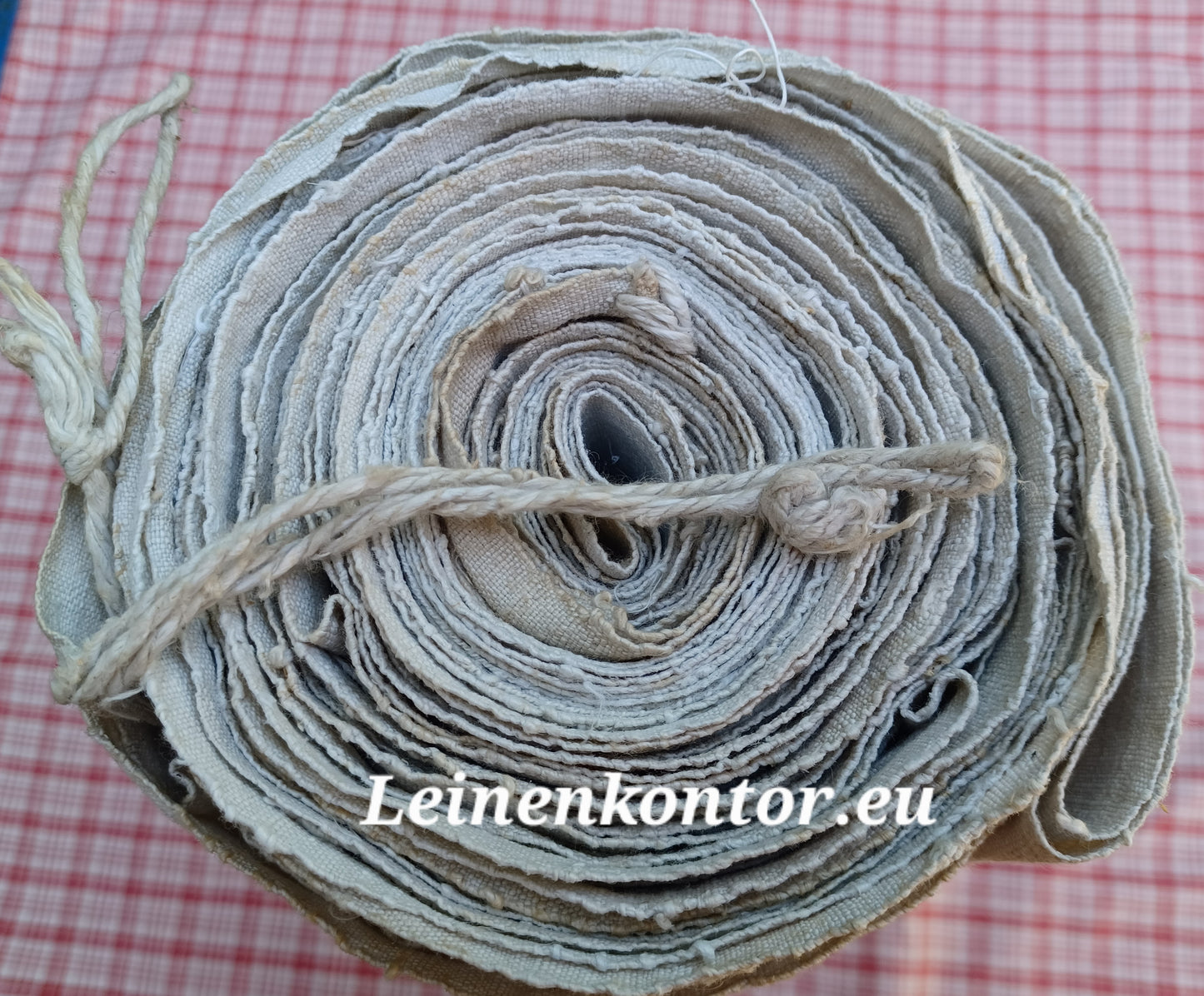 26.82 (8,5m x 0,67m x 0,6mm, 1870gr) Leinen Landhaus Leinenstoff Leinenballen