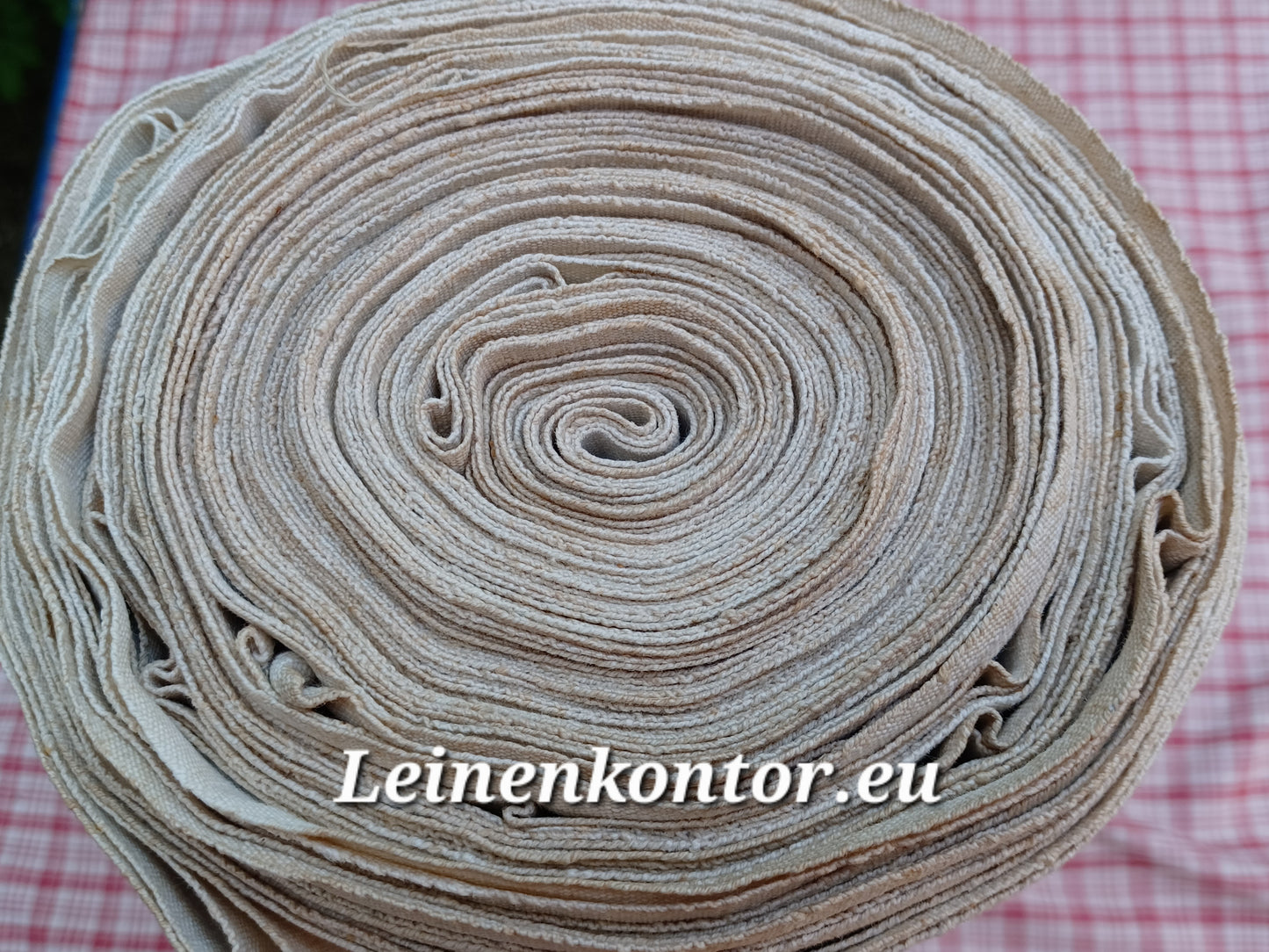 26.71 (11,5m x 0,70m x 0,6mm, 2600gr) Leinen Landhaus Leinenstoff Leinenballen