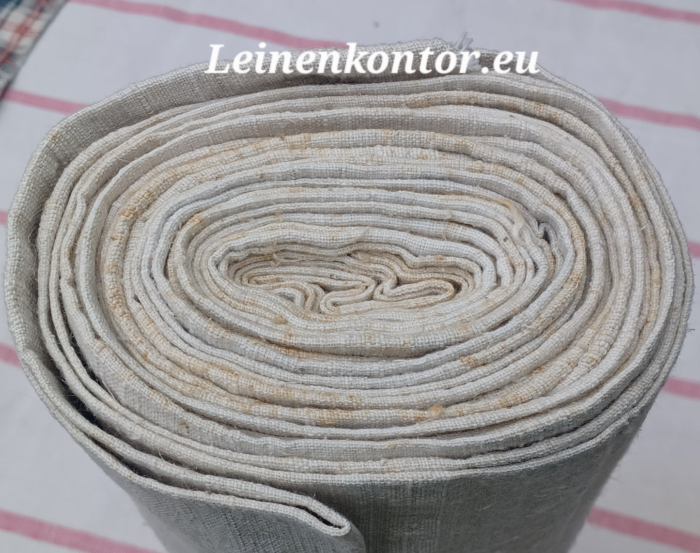 26.50 (6,3m x 0,70m x 0,5mm, 1390gr) Leinen Landhaus Leinenstoff Leinenballen