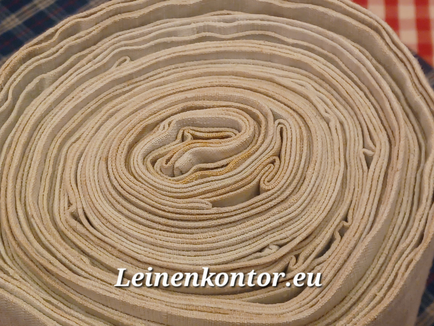 25.38 (14,5m x 0,70m x 0,55mm) Leinen Landhaus Leinenstoff Leinenballen