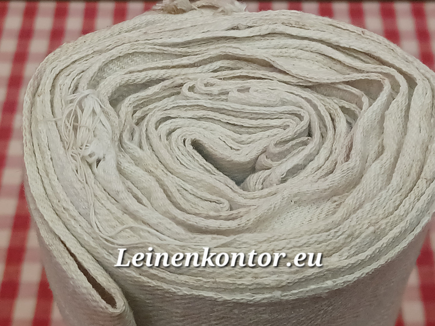 26.33 (7,3m x 0,38m x 0,7mm, 950gr) Halbleinen Leinen Landhaus Leinenstoff Leinenballen