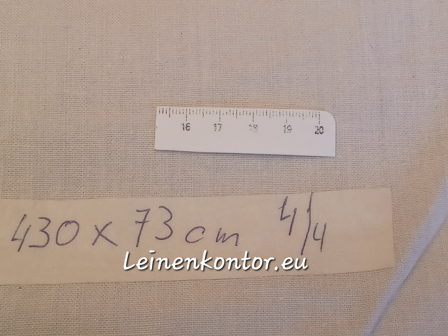 Konv. 01.03 (4 Teile) Leinen Landhaus Leinenstoff Leinenballen Bauernleinen