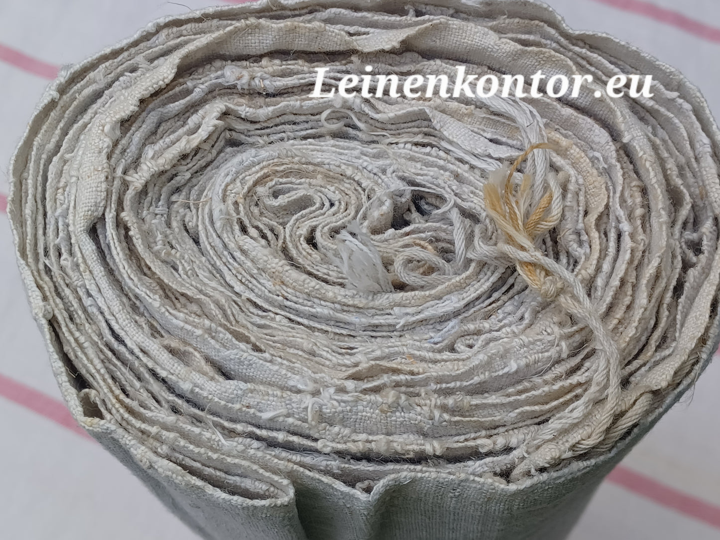 26.45 (6,3m x 0,68m x 0,55mm, 1270gr) Leinen Landhaus Leinenstoff Leinenballen