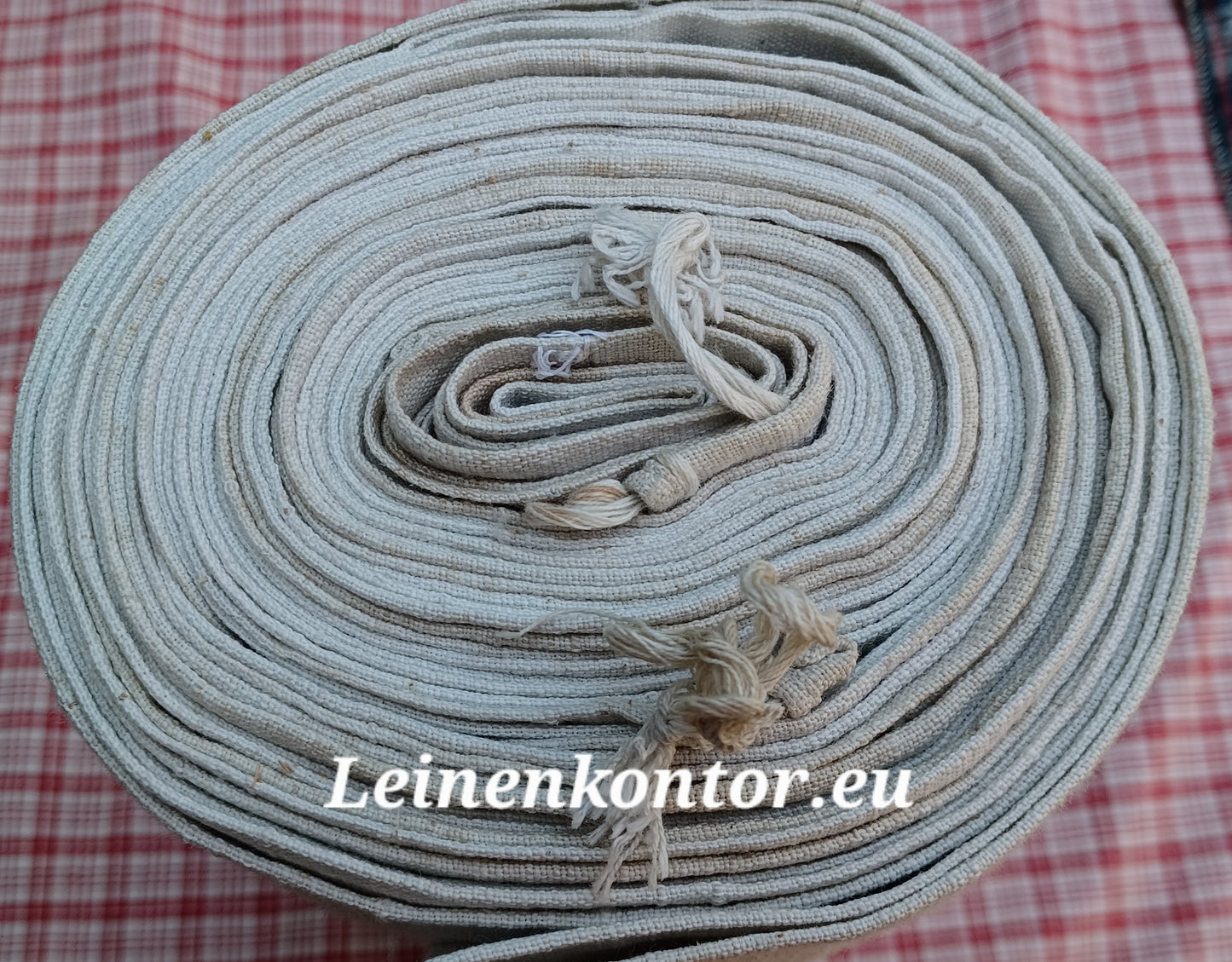 26.76 (11,9m x 0,69m x 0,6mm, 2220gr) Leinen Landhaus Leinenstoff Leinenballen
