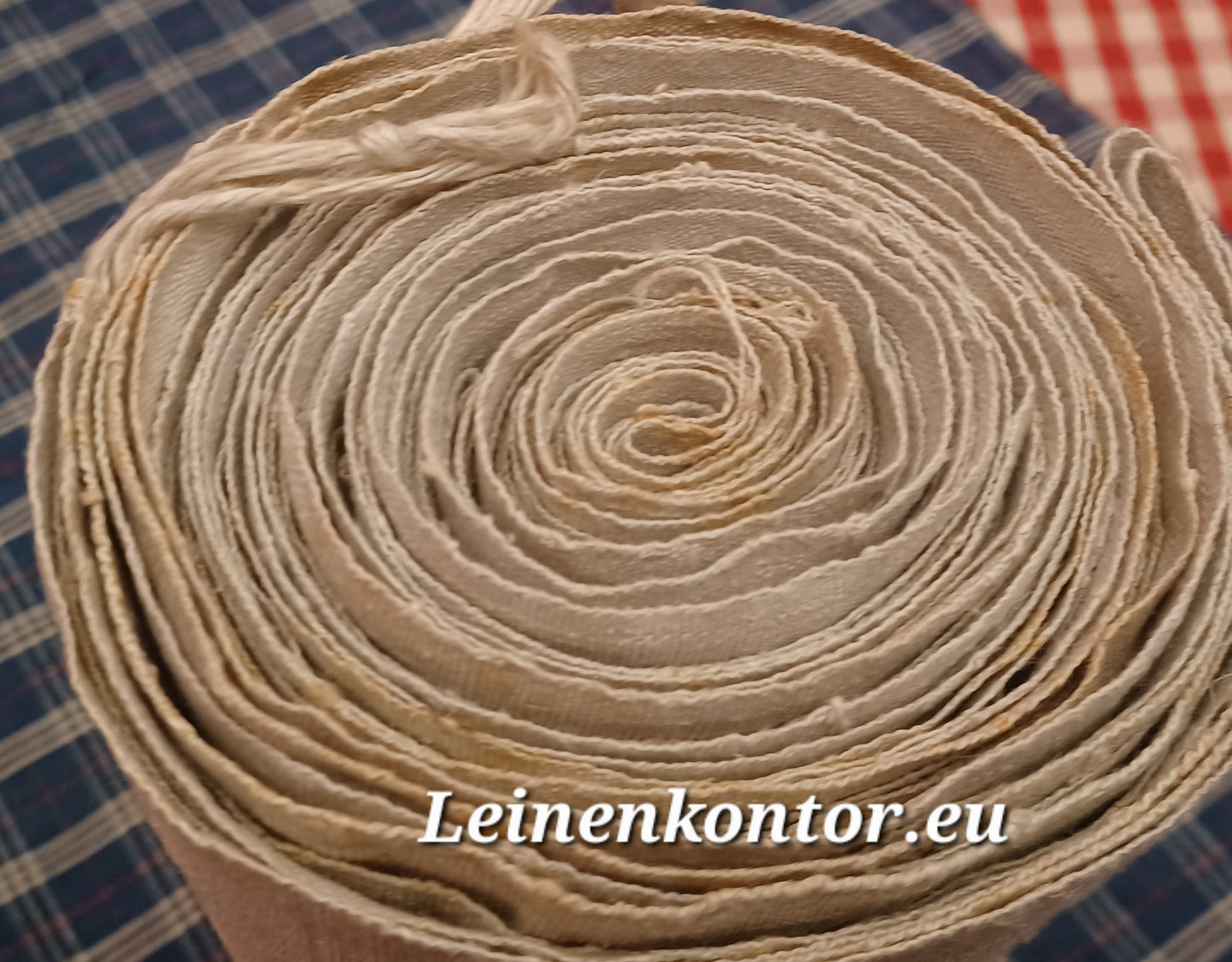 25.90 (7,5m x 0,64m x 0,65mm, 1540gr) Bauernleinen Leinen Landhaus Leinenstoff Leinenballen