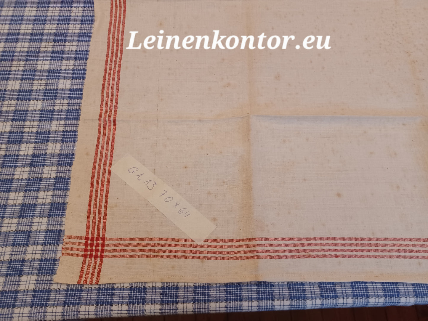 G1.13 (70cm x 64cm) Geschirrhandtuch Altes Bauerleinen Landhaus Leinenstoff Leinenhandtücher