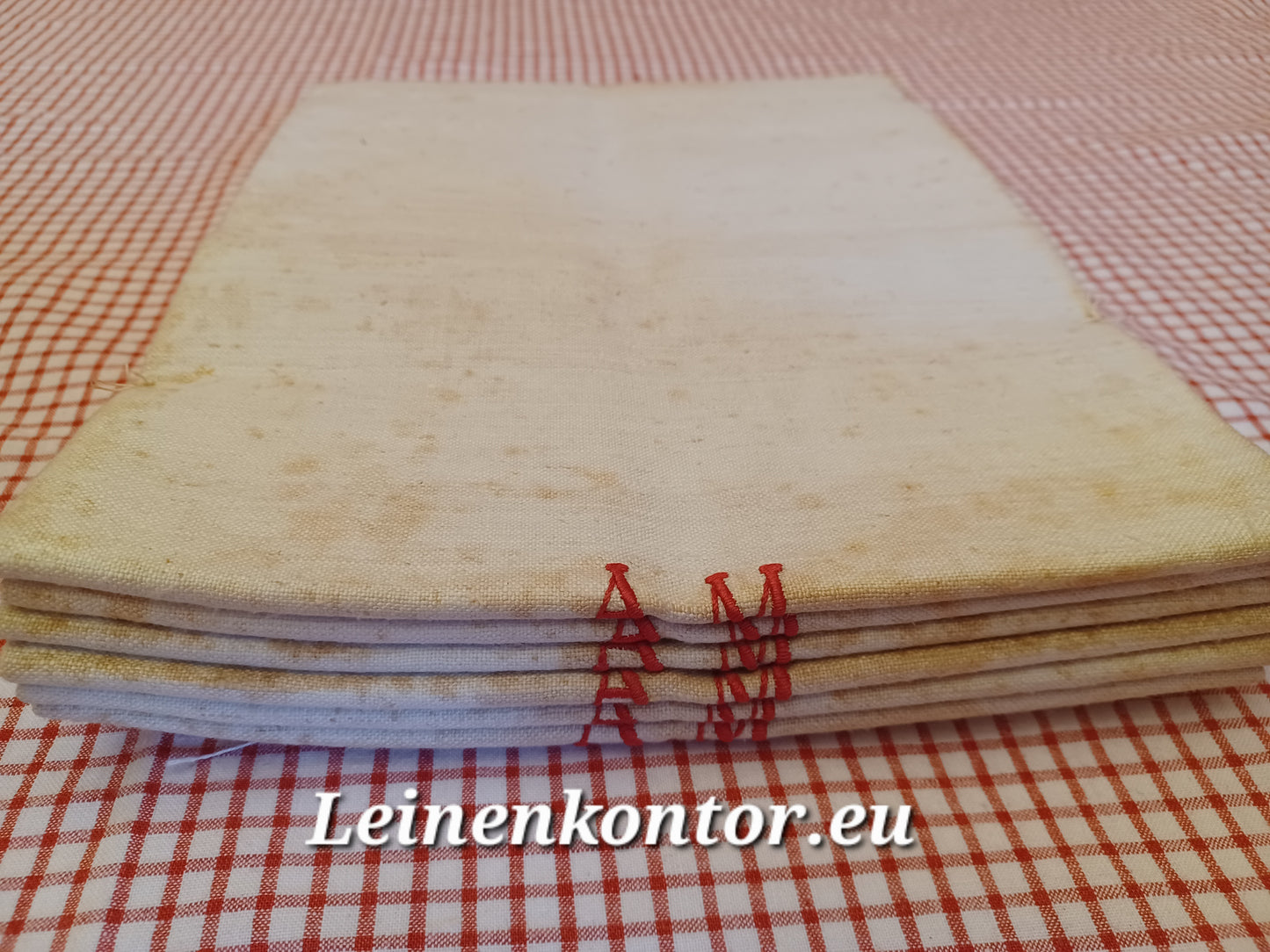 G1.26 (112cm x 42cm) Geschirrhandtuch Altes Bauerleinen Landhaus Leinenstoff Leinenhandtücher