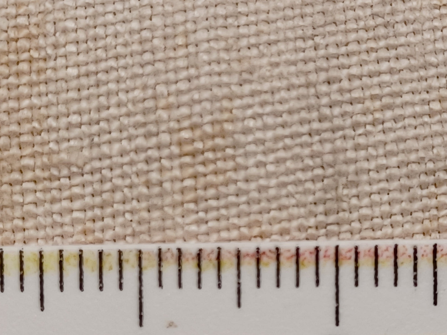 18.11 (9,80m x 0,72m x 0,60mm) Altes Bauern Leinen Landhaus Leinenstoff Leinenballen