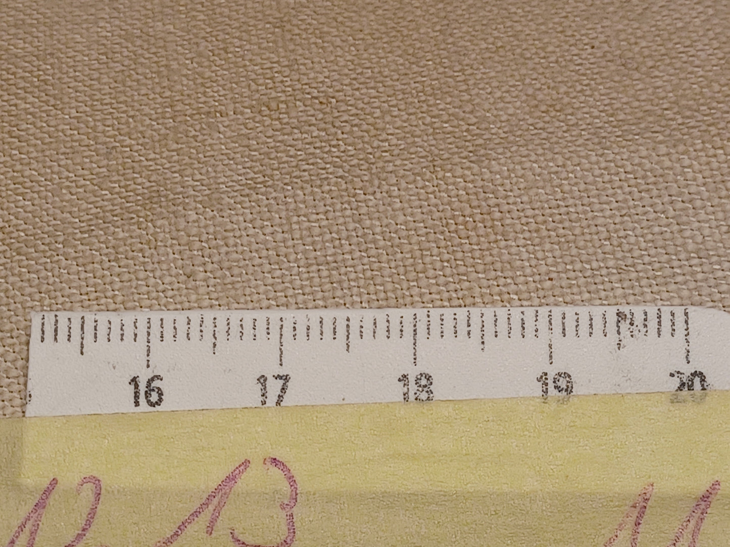 12.13 (11,90m x 0,62m x 0,60mm) Altes Bauern Leinen Landhaus Leinenstoff Leinenballen
